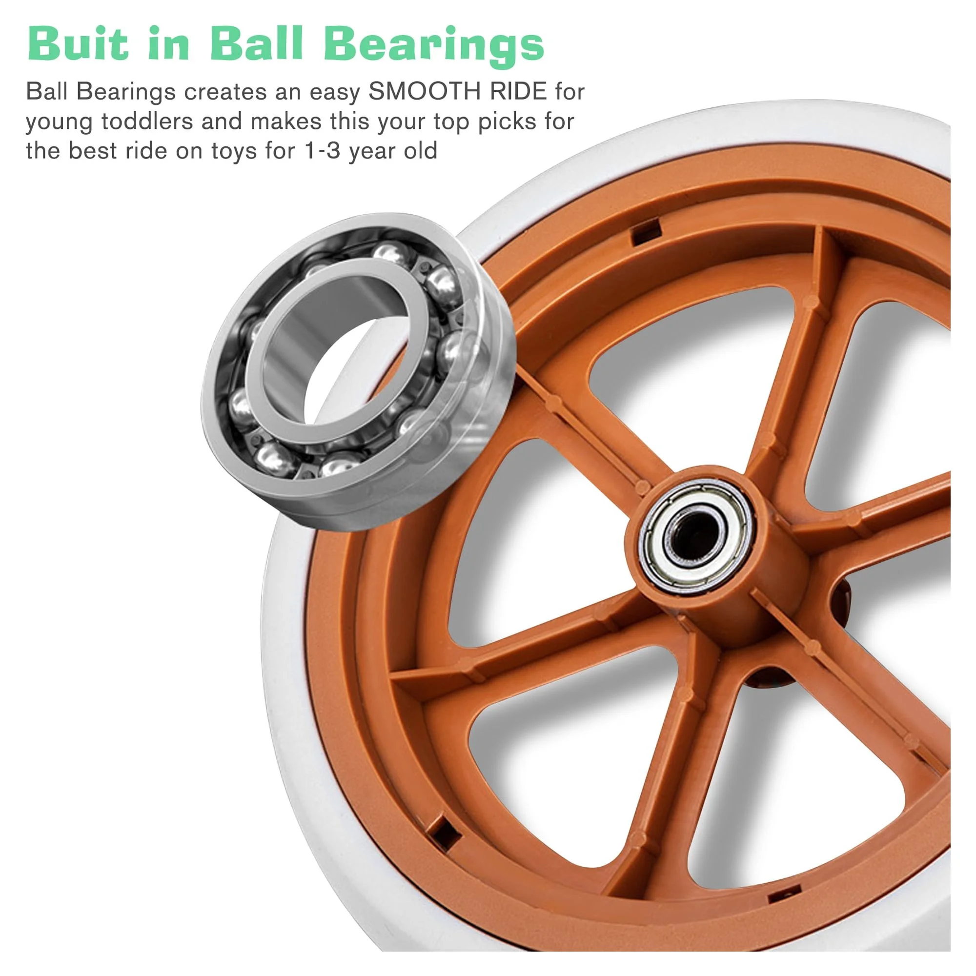 Baby Balance Bike, Mini Bike for Ages 10 Months to 3 Years, Infant Walker fo Boy and Girl First Birthday Gifts - Womvr