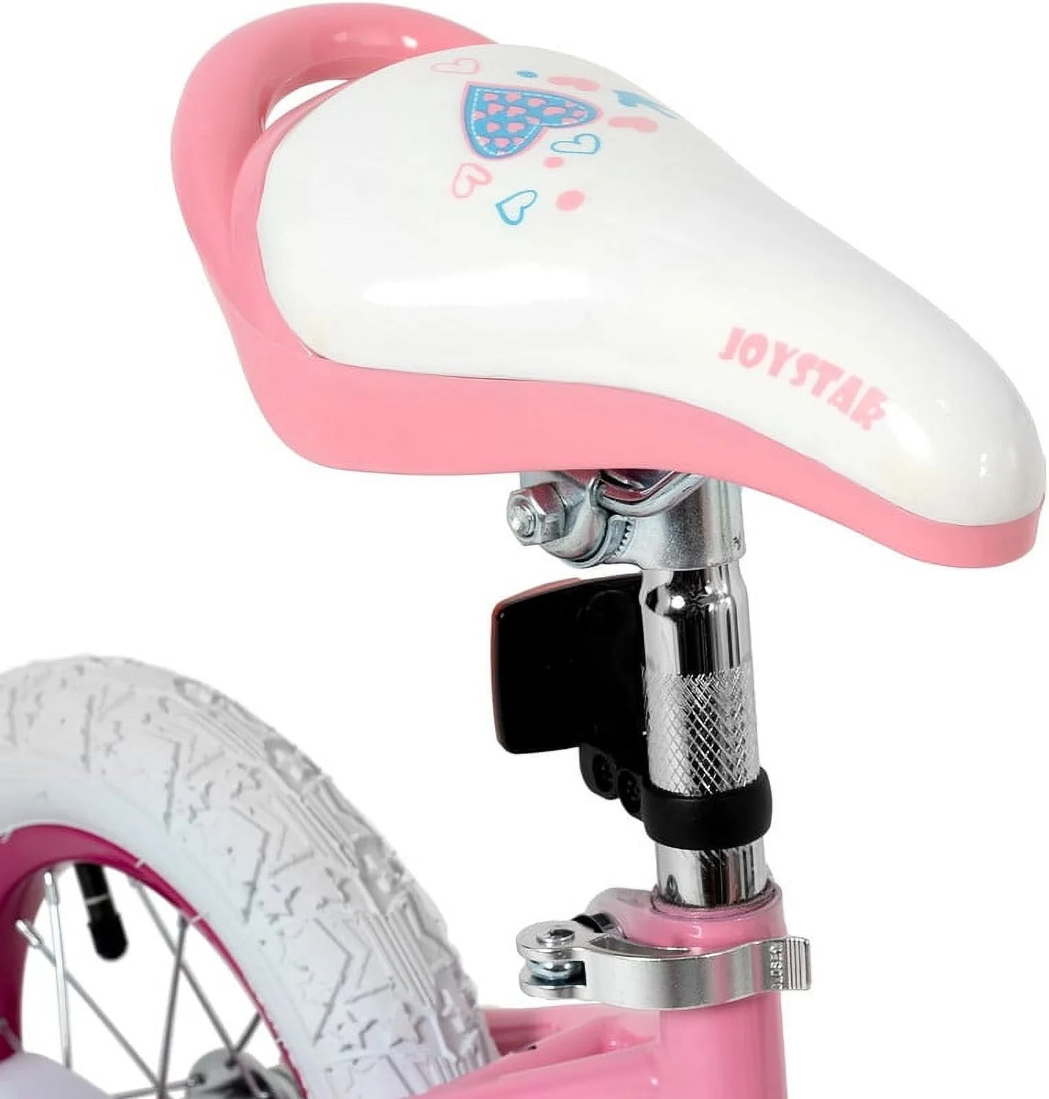 JOYSTAR Angel Girls Bike for Toddlers and Kids Ages 2-9 Years Old, 12 14 16 18 Inch Kids Bike with Training Wheels & Basket, 18 in Girl Bicycle with Handbrake & Kickstand - Womvr