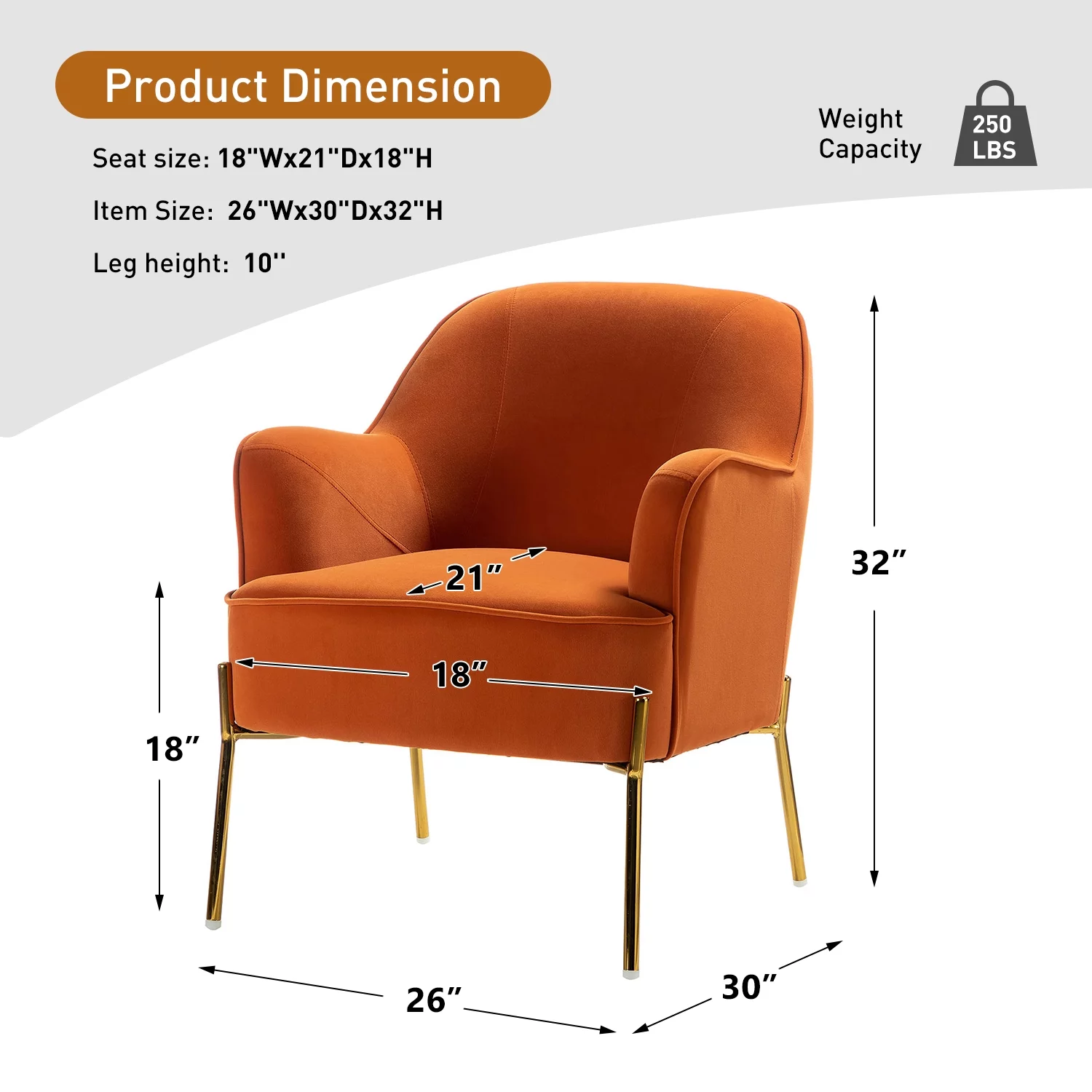 Velvet Upholstered Accent Chair Metal Legs Curved Backrest Lounge Home Armchair Bedroom Adult Pink - Womvr