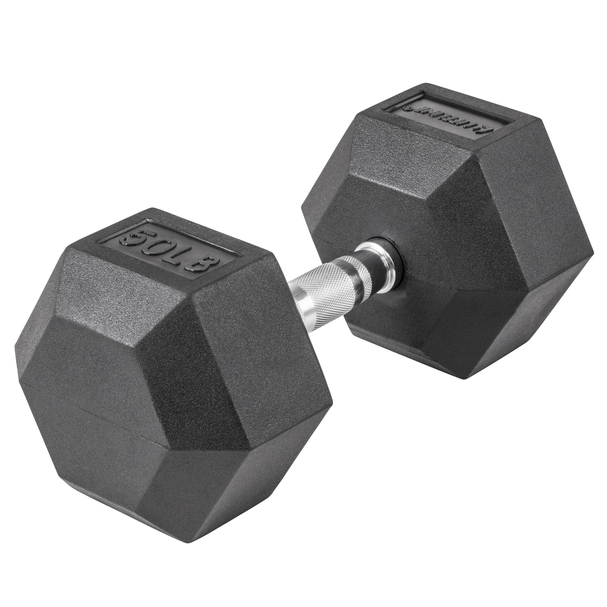 Lifeline Fitness Premium Rubber Hex Dumbbell, Single, 40 lbs - Womvr
