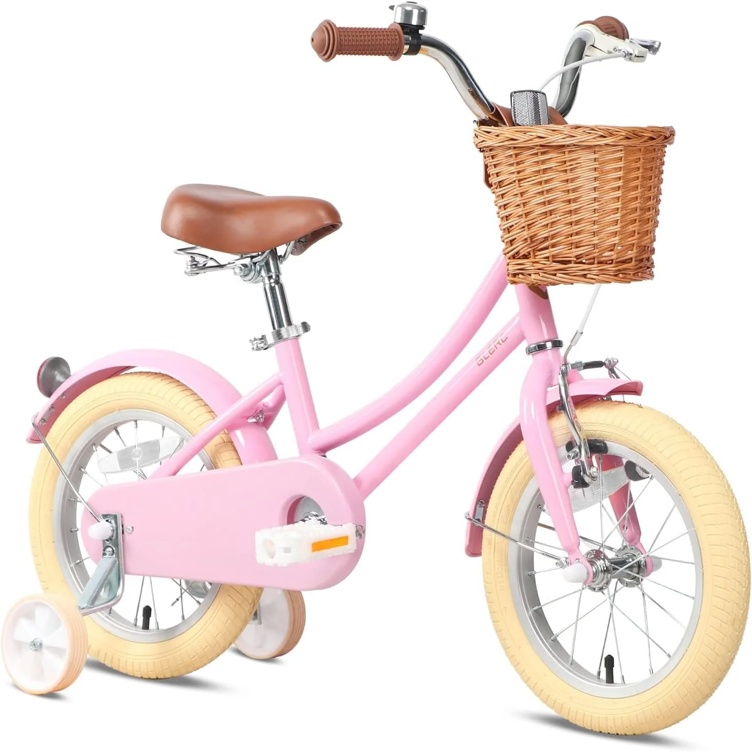 Glerc Little Molly 14 inch Kids Girls Bike for 3-5 Years Old Little Child,Yellow - Womvr