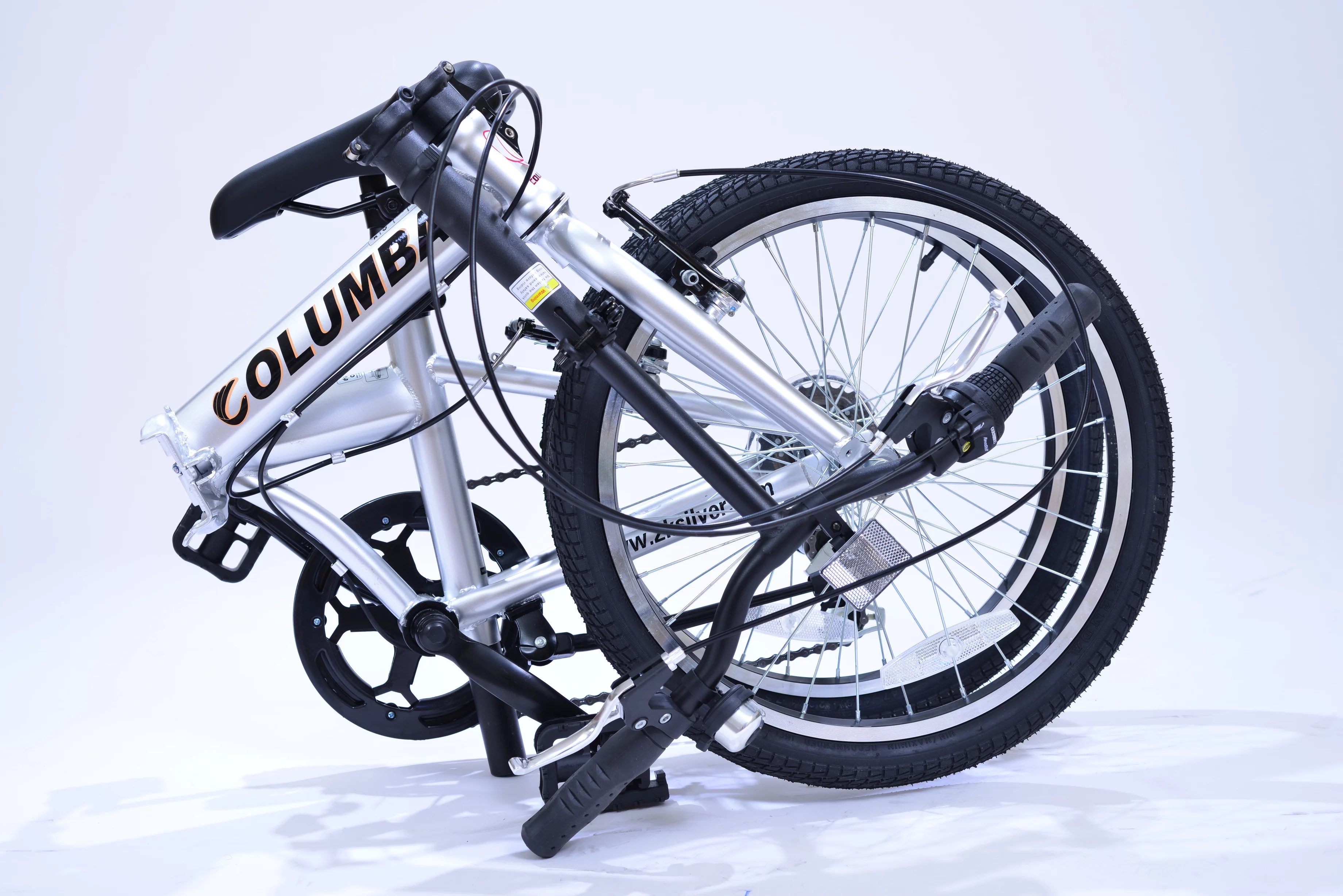 Columba PR20S1 Folding Bike Silver (PR20S1_SLV) - Womvr