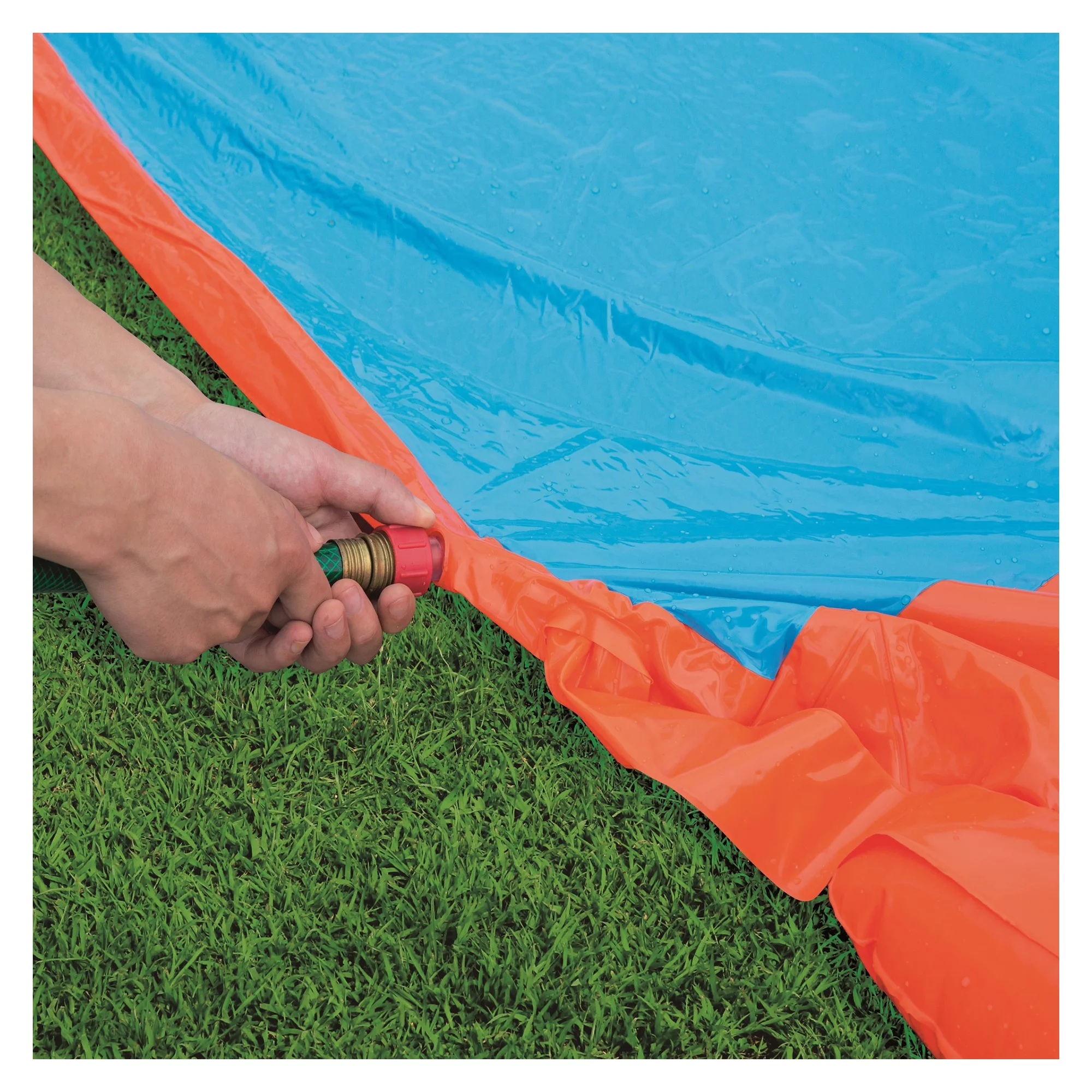 H2OGO! 18' Inflatable Double Slide, Children - Womvr