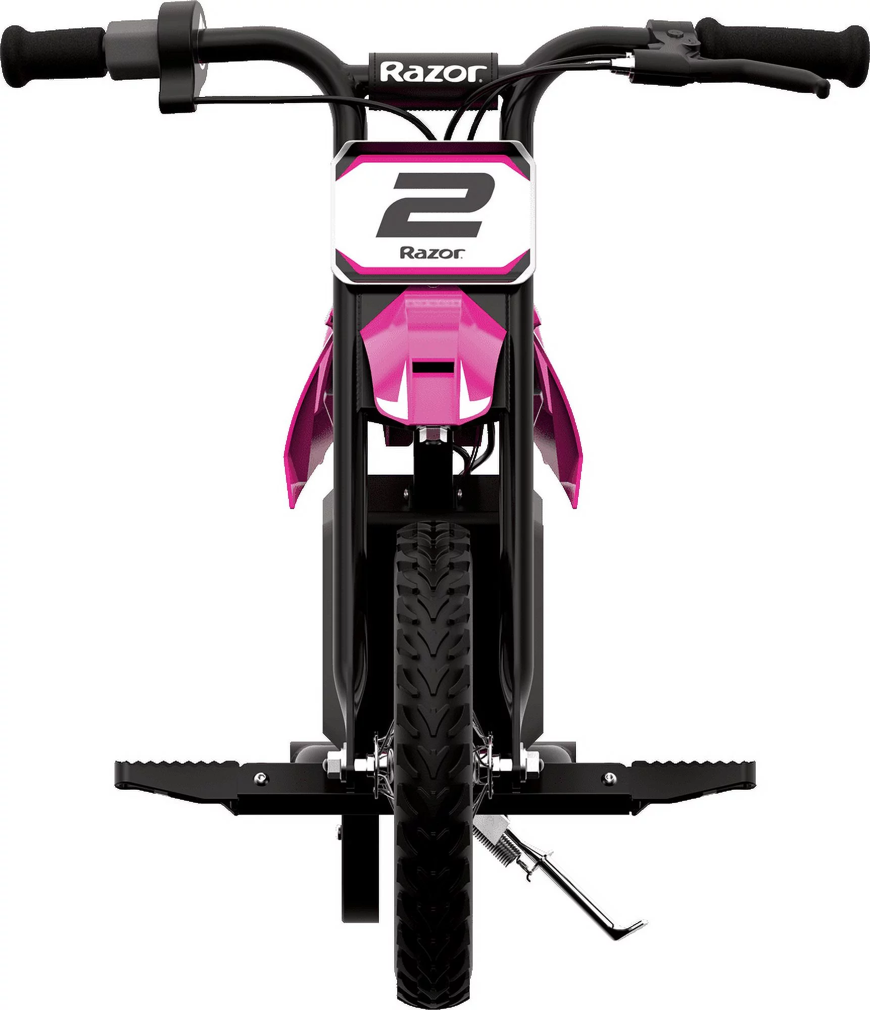 Razor Miniature Dirt Rocket MX125 Electric-Powered Dirt Bike - Black with Decal Included, Recommended For Kids 7+ Between 40 and 80 lbs - Womvr
