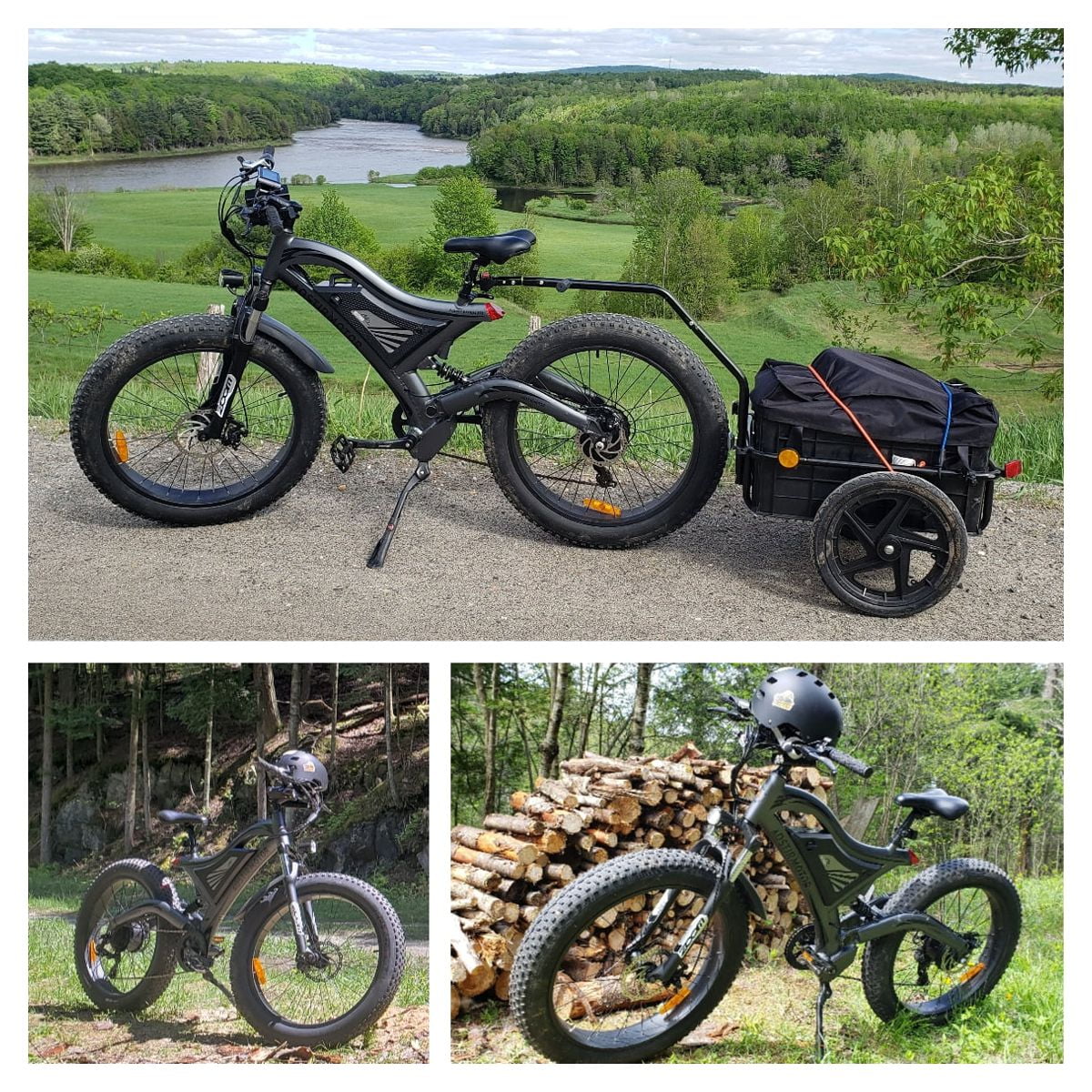 Aostirmotor Electric Mountain Bike 750W 48V15Ah Removable Lithium Battery, Fat Tire Ebike 26x4.0 inch Electric Bike for Adults - Womvr