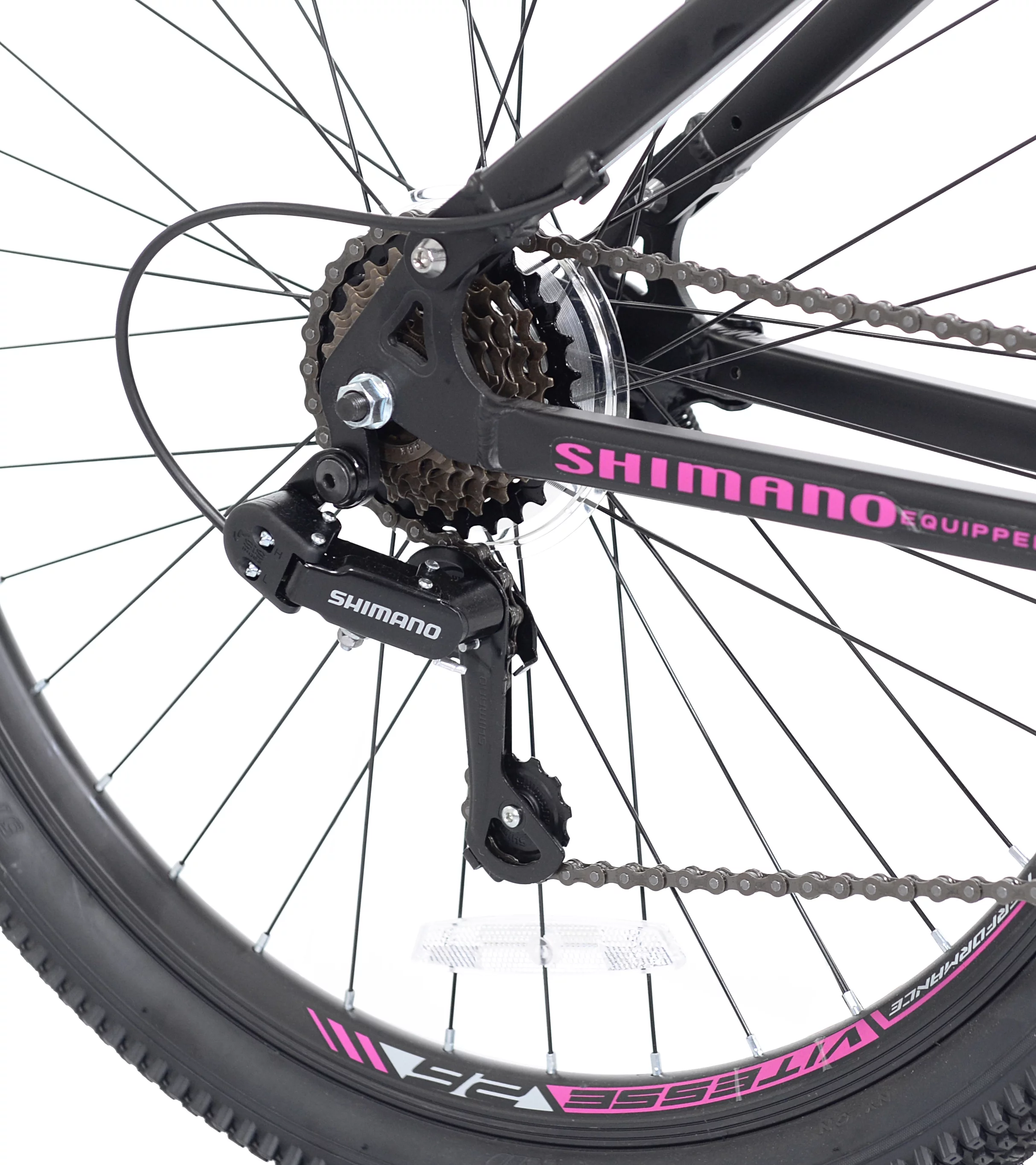 Kent Genesis 26 in. Maeve Women's Mountain Bike, Black and Pink - Womvr