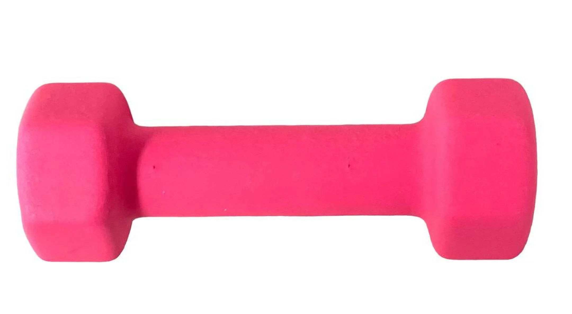 Rainforest Basics Neoprene 5 Lbs. Hex Dumbbells Hand Weights, Set of 2 - Womvr