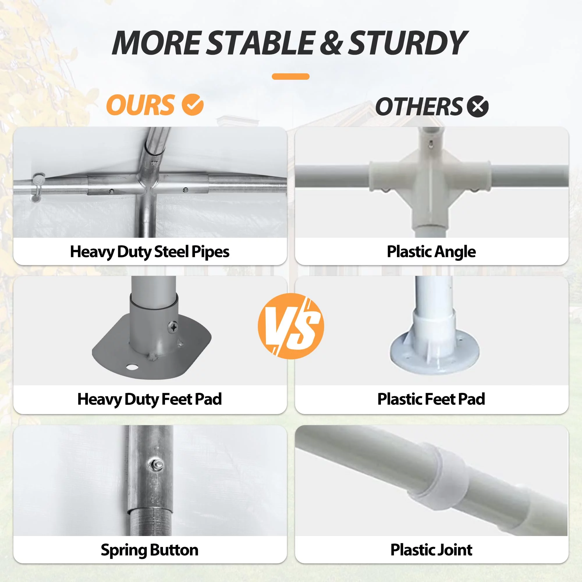 COVERONICS 20x40FT Patio Party Tent with Windows - Heavy Duty Wedding Tent with 2 Roll-up Doors, Canopy Gazebo for Outdoor Activities, Party Events, Festivals - Womvr