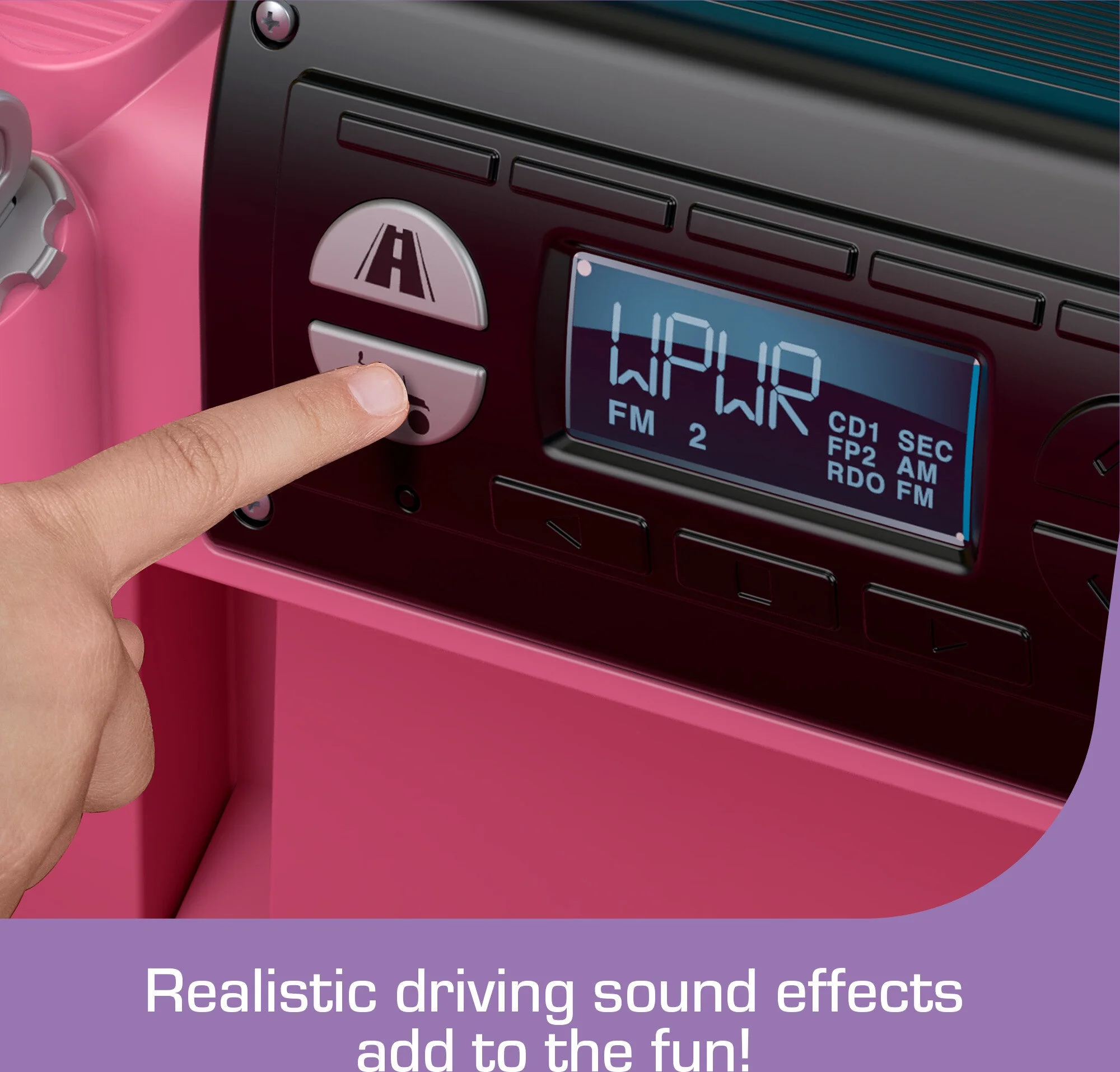 Power Wheels Trolls Band Together Jeep Wrangler Ride-On Toy Vehicle With Sounds - Womvr