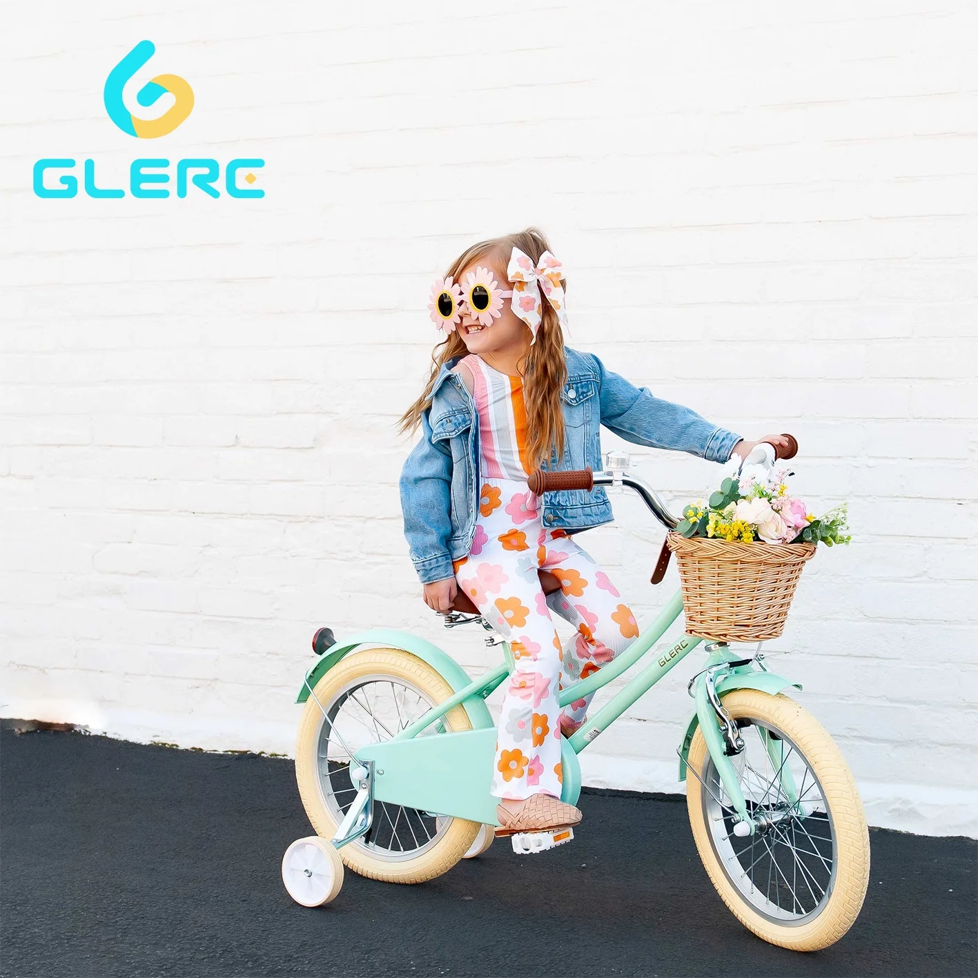 Glerc Little Molly 14 inch Kids Girls Bike for 3-5 Years Old Little Child,Yellow - Womvr