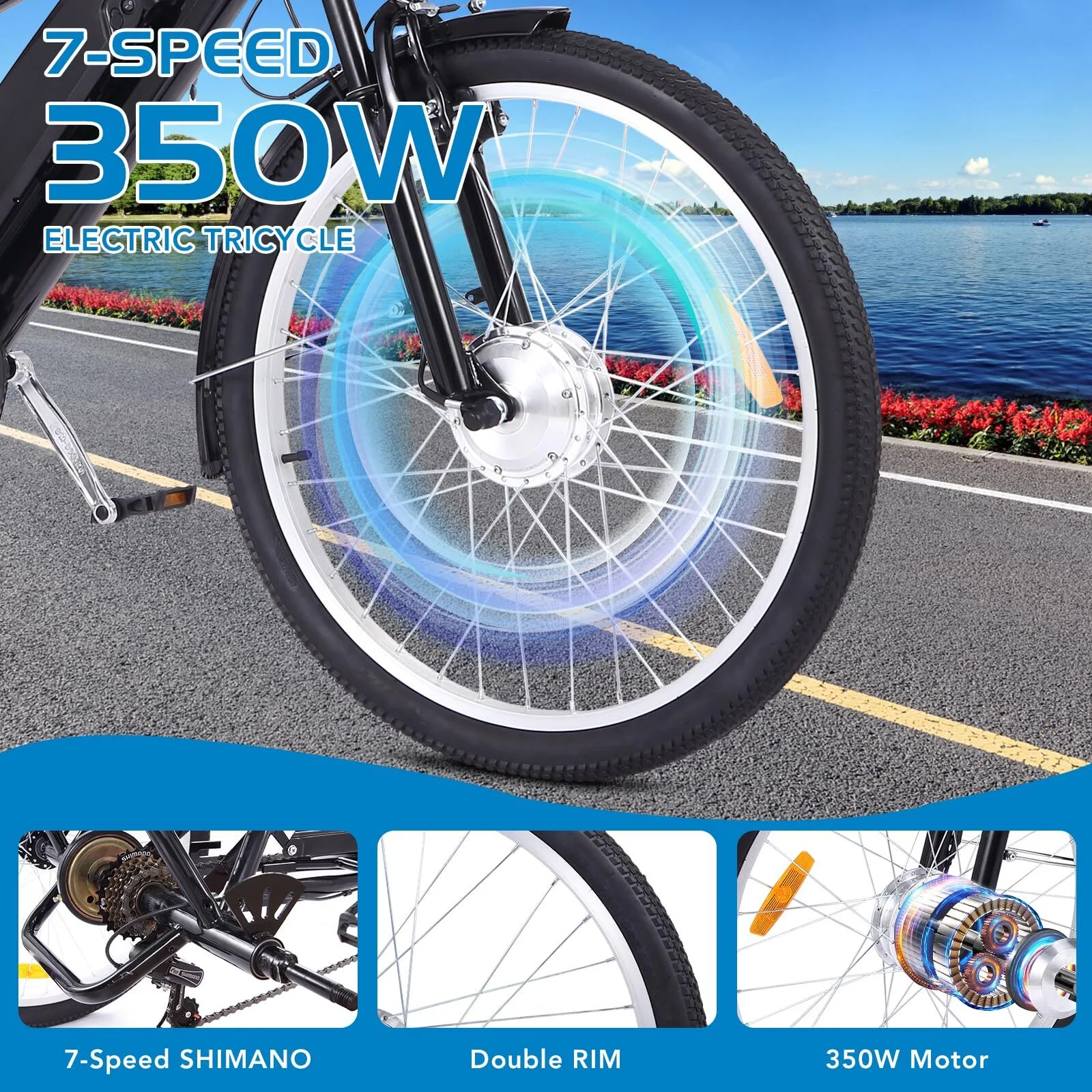 Soonbuy Electric Tricycle 24