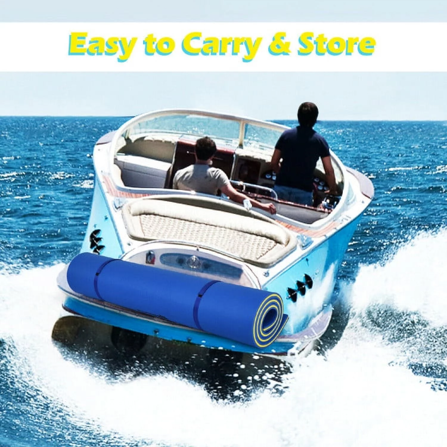 3-Layer Water Floating Mat Foam Pad for Lake, 83