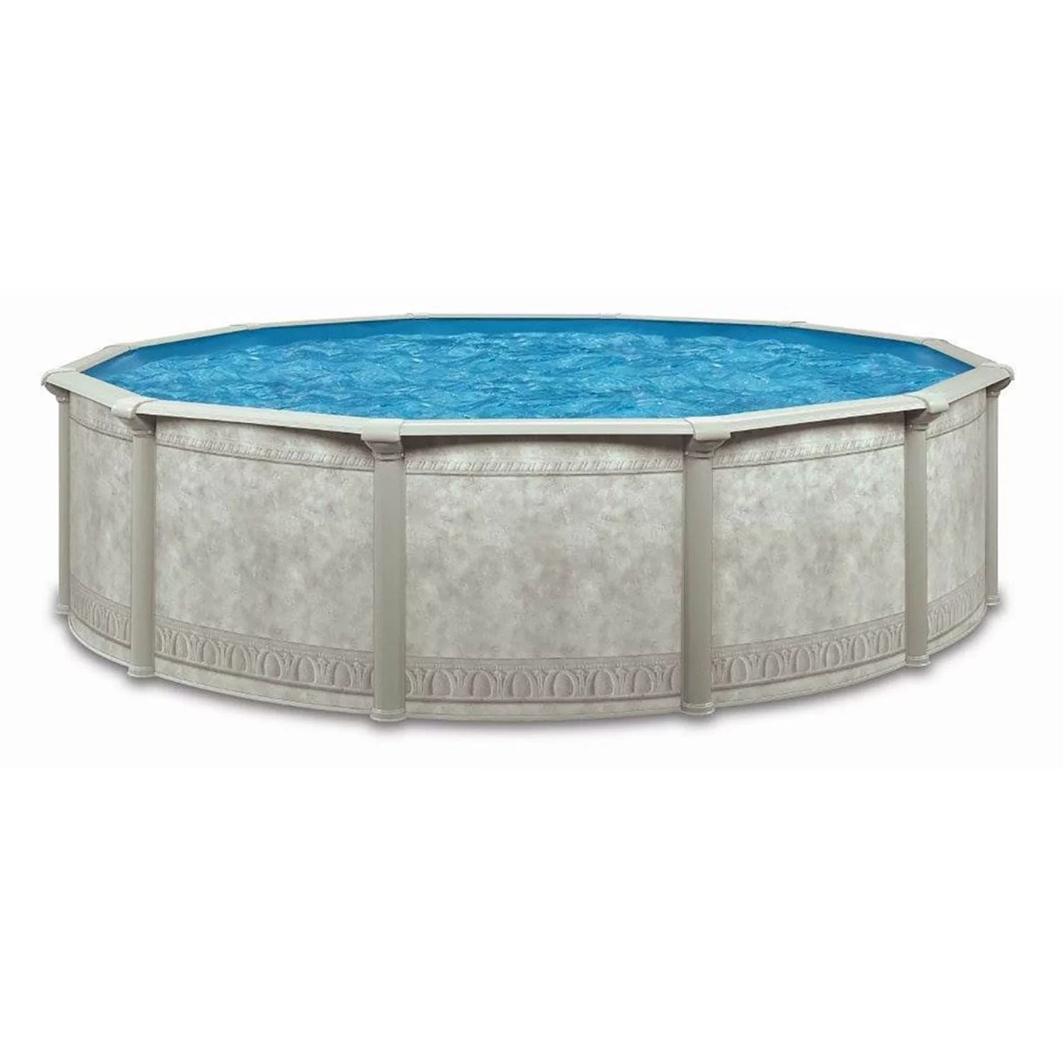 Aquarian Khaki Venetian 18ft x 52in Above Ground Swimming Pool Package - Womvr