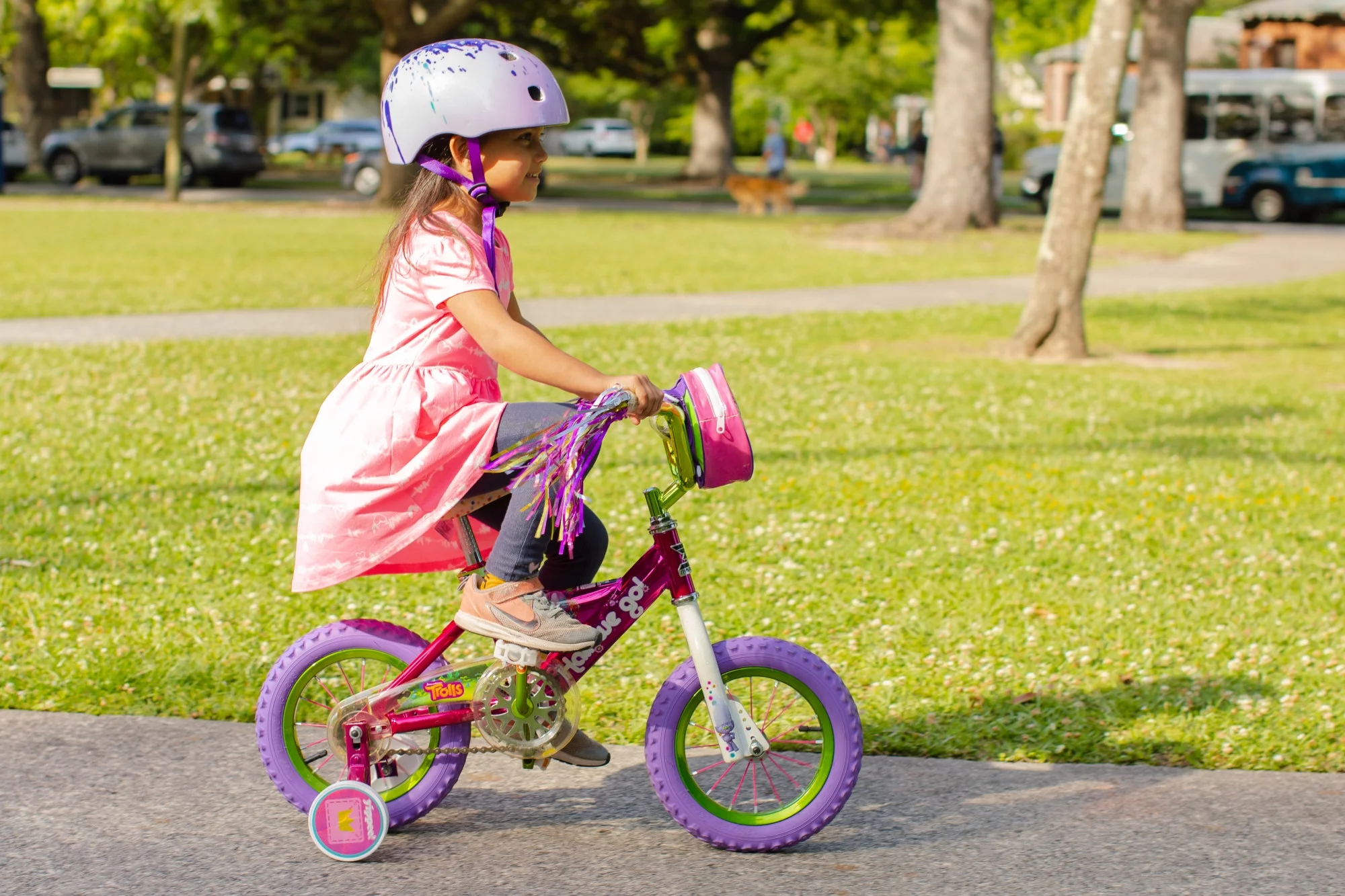 Dynacraft Trolls 12-Inch Girls BMX Bike For Age 3-5 Years - Womvr