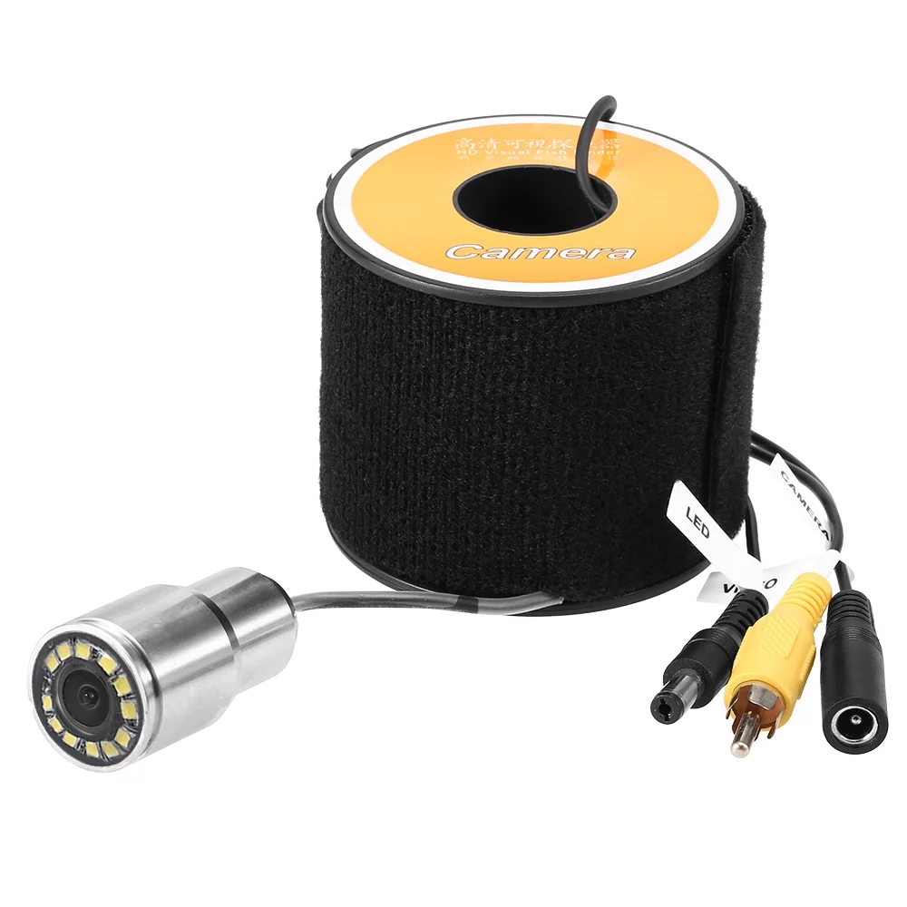 Nebublu Underwater Fishing Camera, 12 LEDs Night Vision Waterproof Camera - Must-Have for Boat and Ice Fishing, 15m/30m/50m Cable Included - Womvr