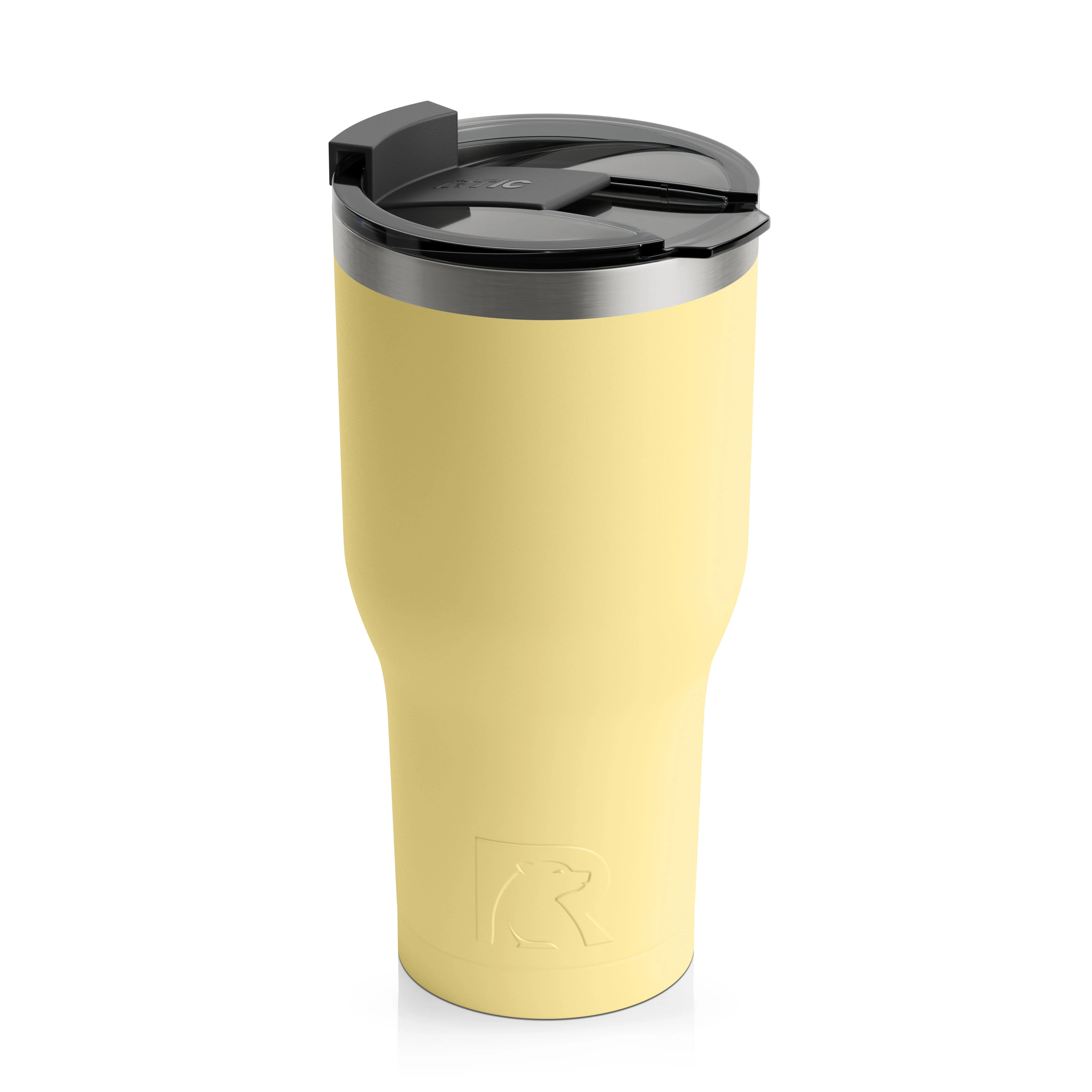 RTIC 30 OZ Insulated Tumbler Stainless Steel Coffee Travel Mug with Lid, Spill Proof, Hot Beverage and Cold, Portable Thermal Cup for Car, Camping, Deep Harbor - Womvr