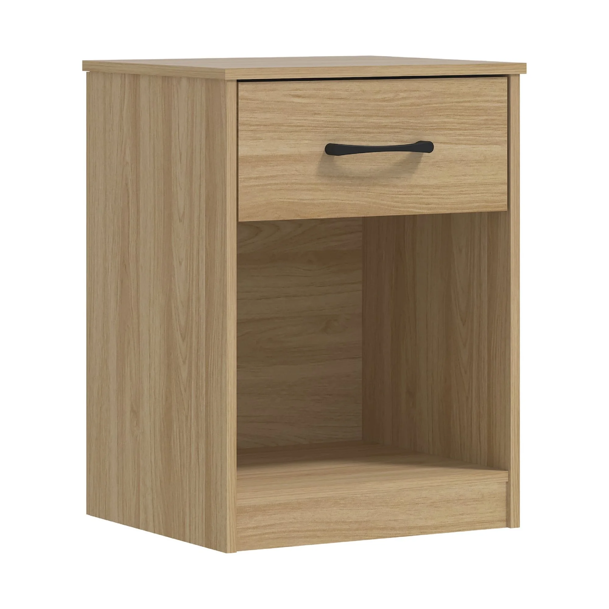 Mainstays Ardent Nightstand with 1 Drawer, White - Womvr