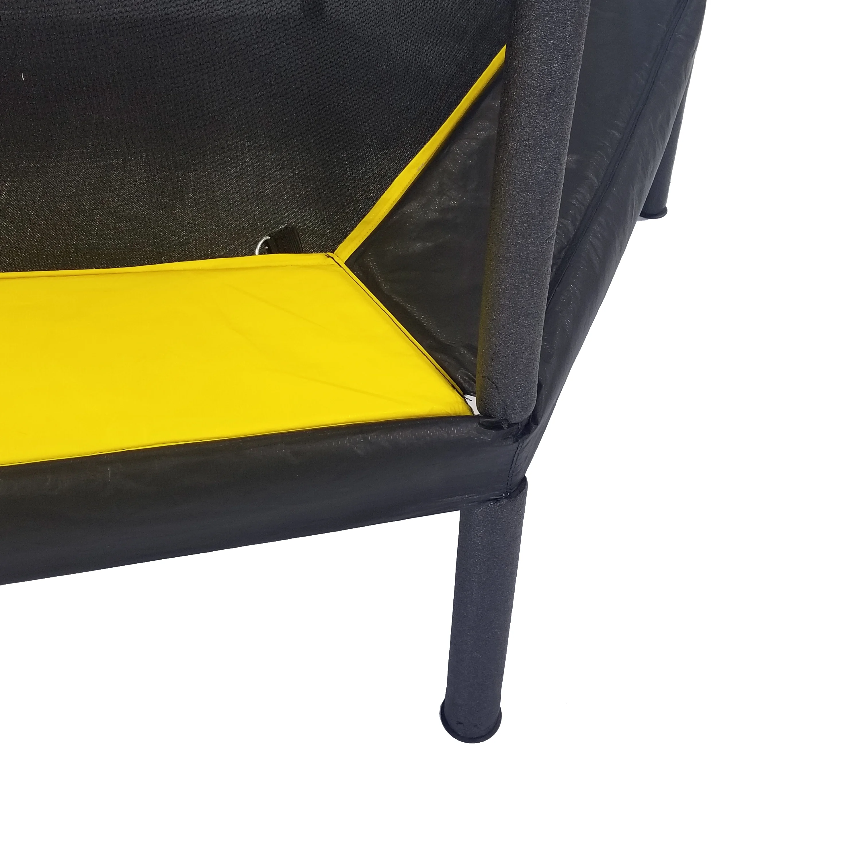 JumpKing 7.5-Foot Trampoline, with Enclosure, Black/Yellow - Womvr