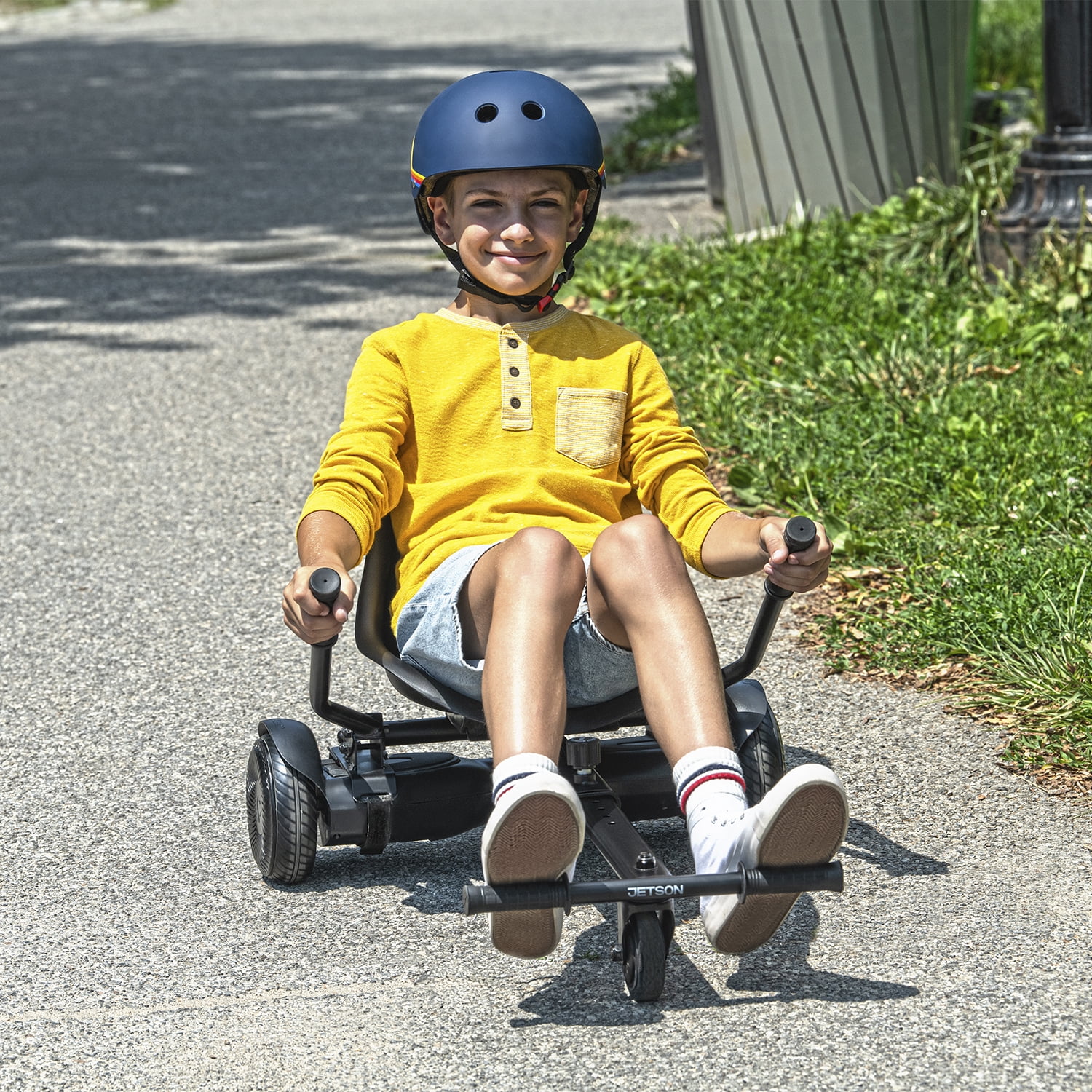 Jetson Rumble Go Kart Hoverboard Combo, 13.7 in Height, 36 in Length, 12 lb Weight - Womvr