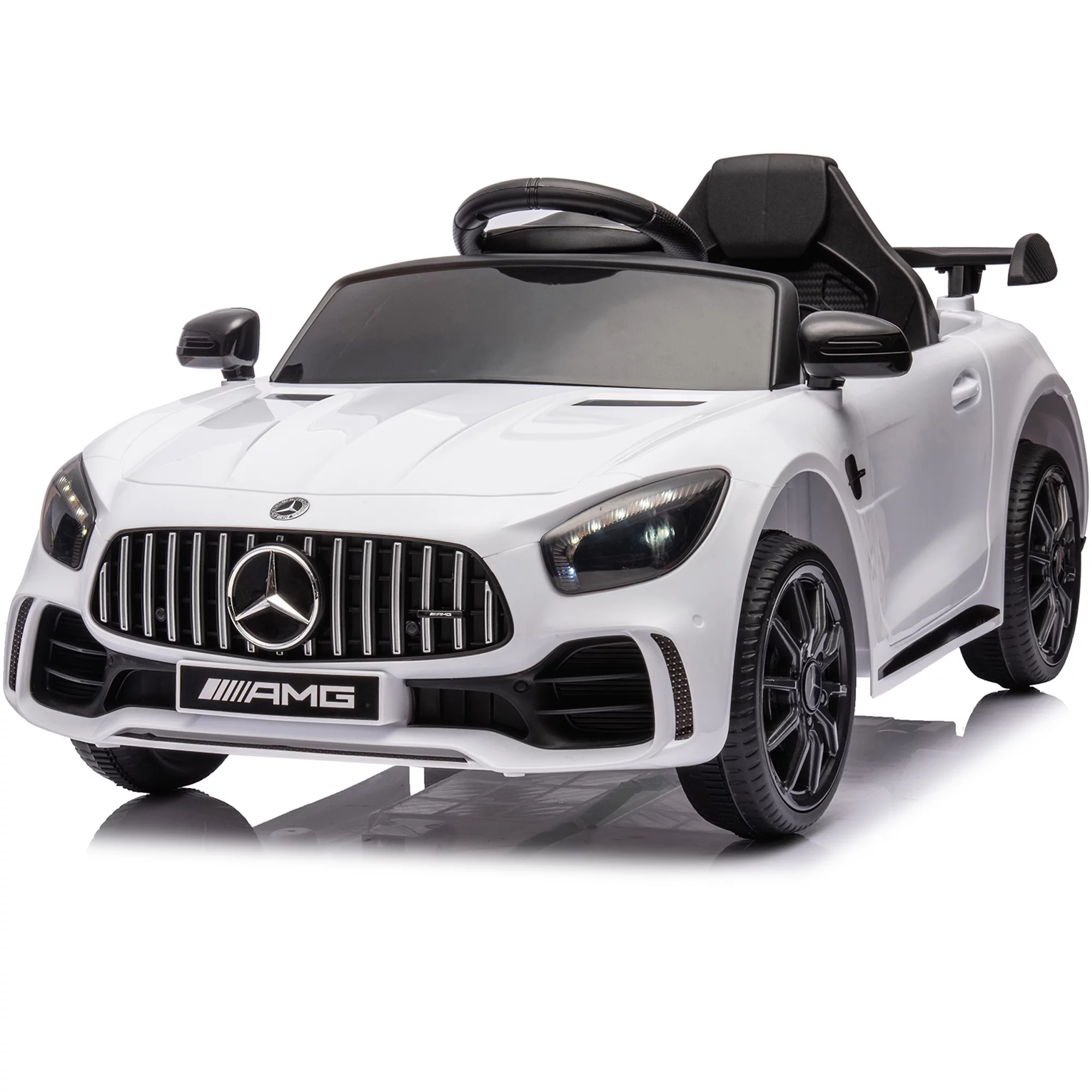 Mercedes Benz Kids Electric Car, Kids Ride on Cars with Remote Control, 12V Ride on Toys for Kids, Battery Powered Kids Electric Vehicles, Kids Electric Car for 3-5 Boys Girls Birthday Gifts, Red - Womvr