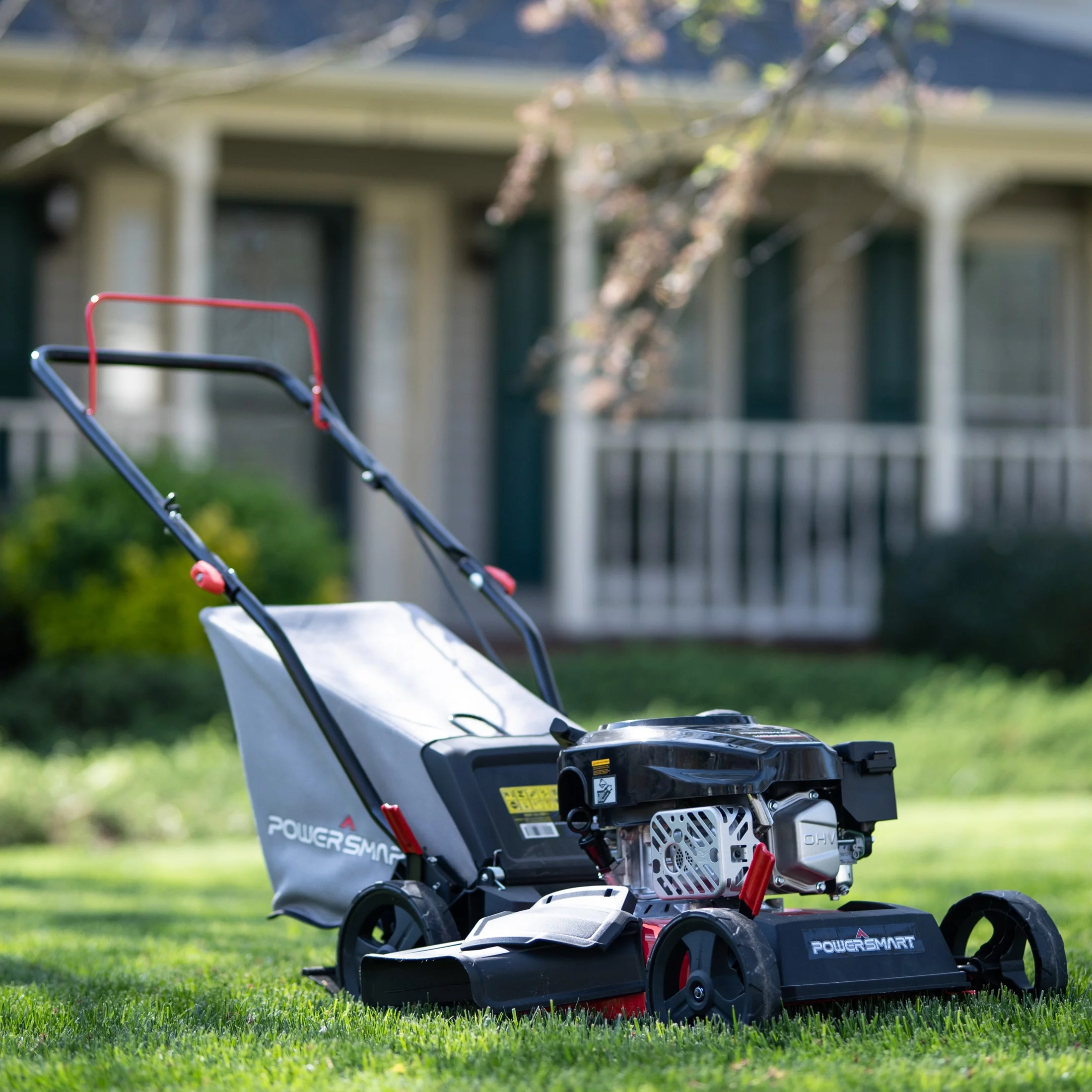 PowerSmart DB8617P 17 in. 3-in-1 Gas Push Lawn Mower - Womvr