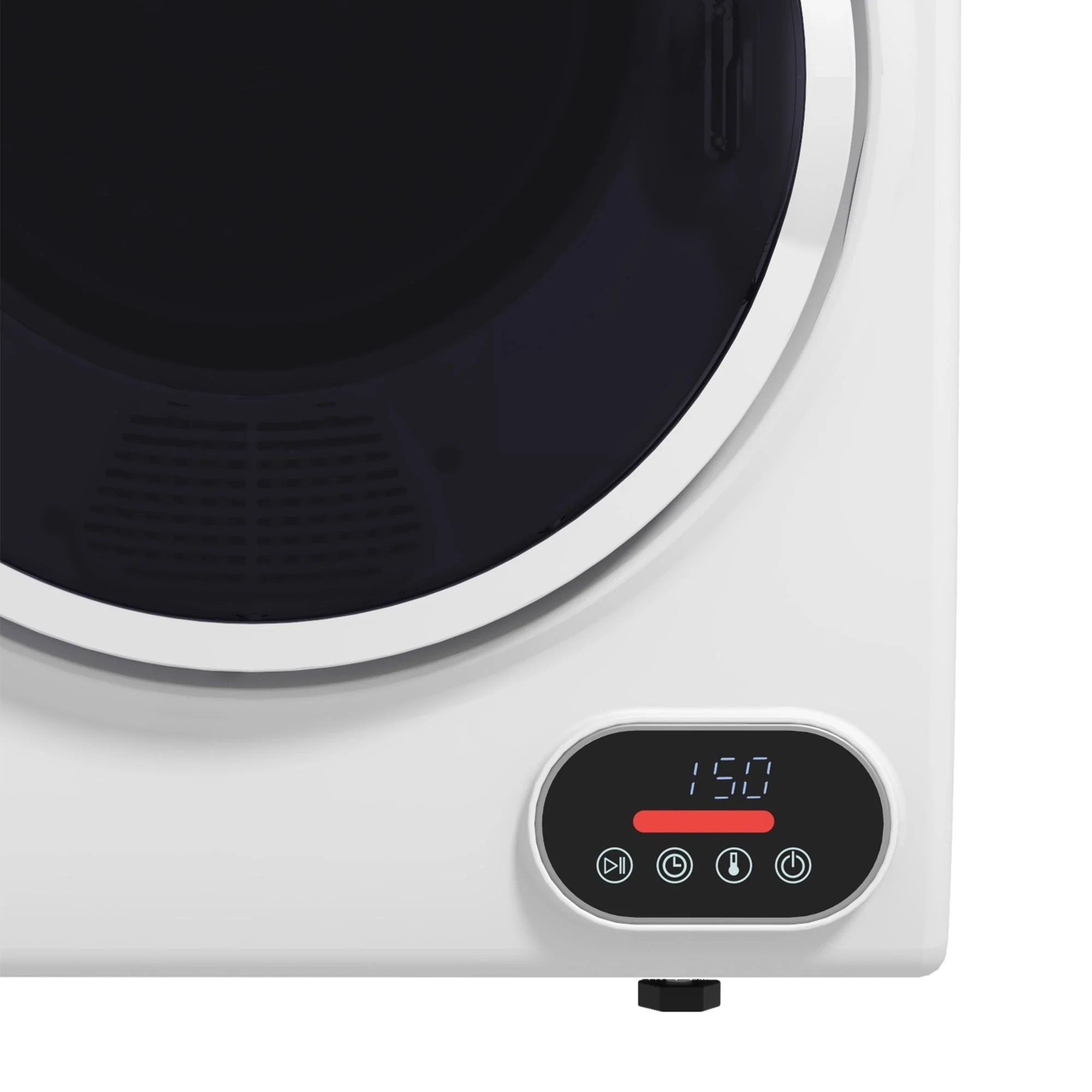 HOMCOM Portable Clothes Dryer 120V 850W Laundry Dryer for Apartment, Gray - Womvr