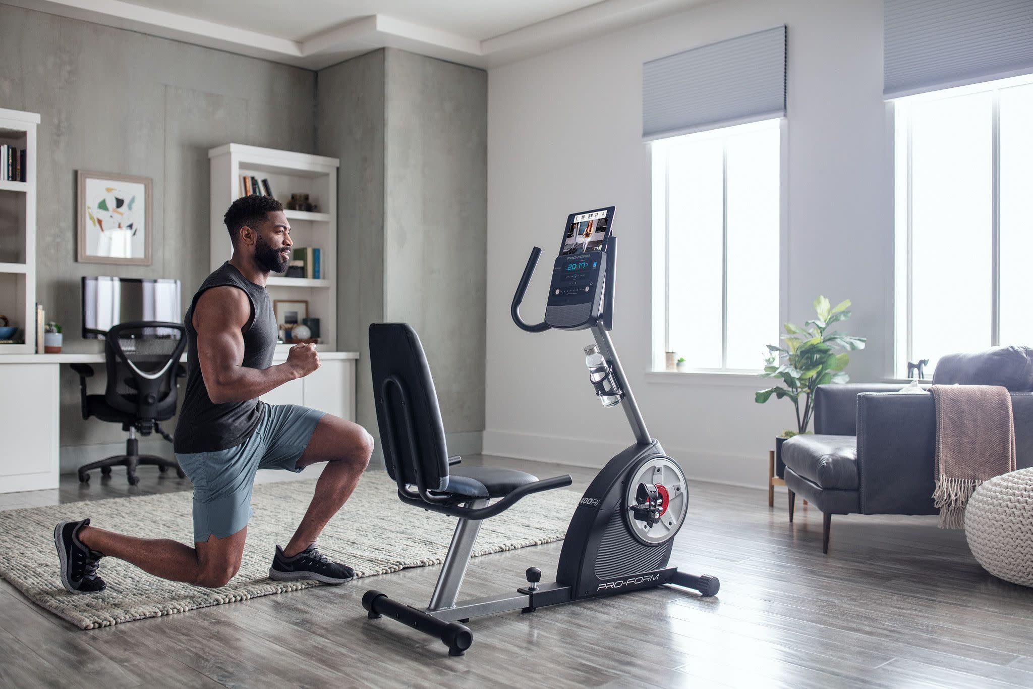 ProForm Cycle Trainer 400 Ri Stationary Exercise Bike, Compatible with iFIT Personal Training - Womvr