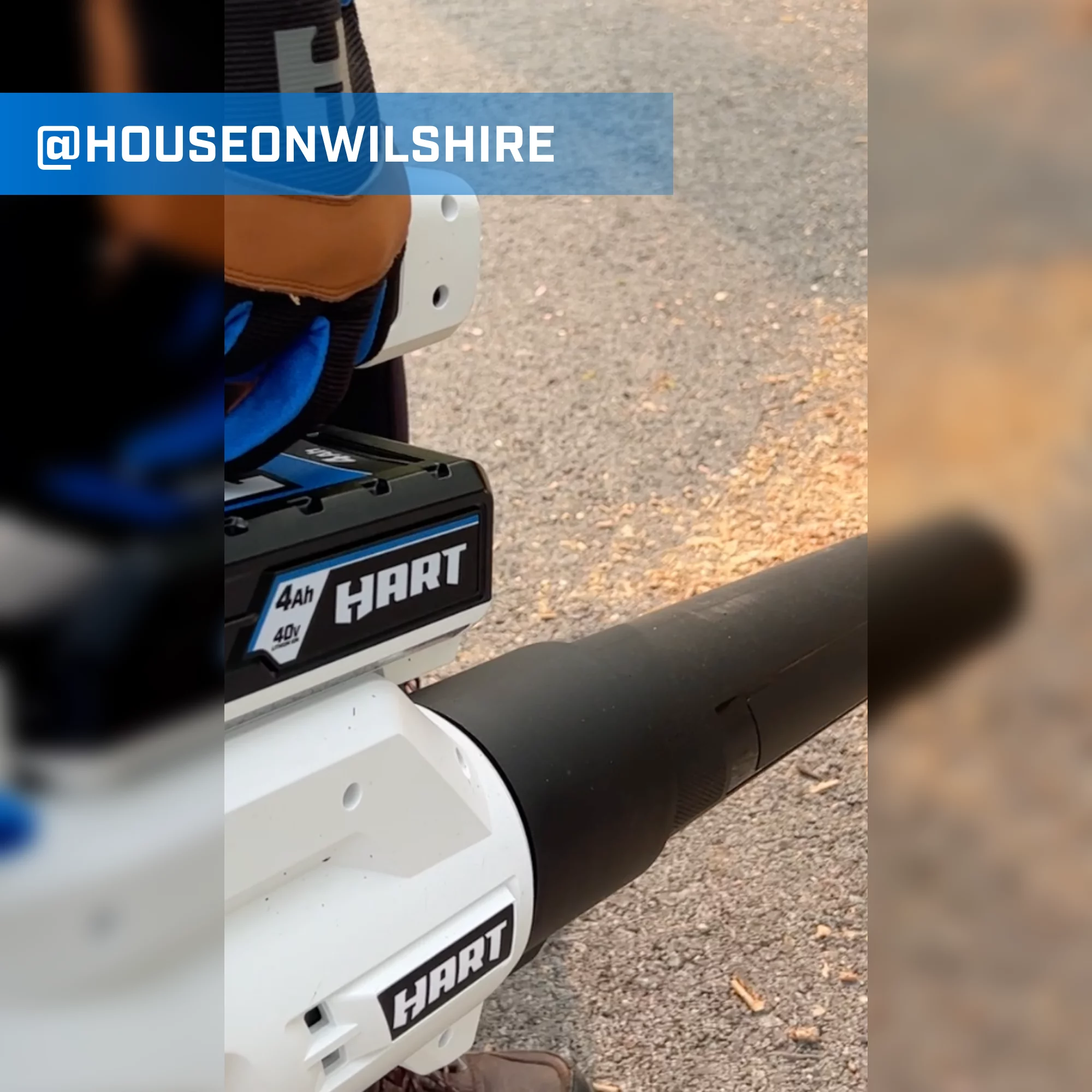 HART 40-Volt 120 MPH at 450 CFM Battery-Powered Axial Blower Kit, (1) 4.0Ah Lithium-Ion Battery - Womvr