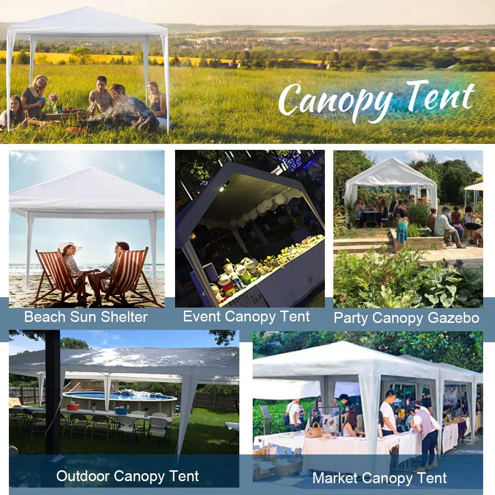 Ktaxon 10' X 30' Canopy Tent with 8 Side Walls for Party Wedding Camping and BBQ - Womvr