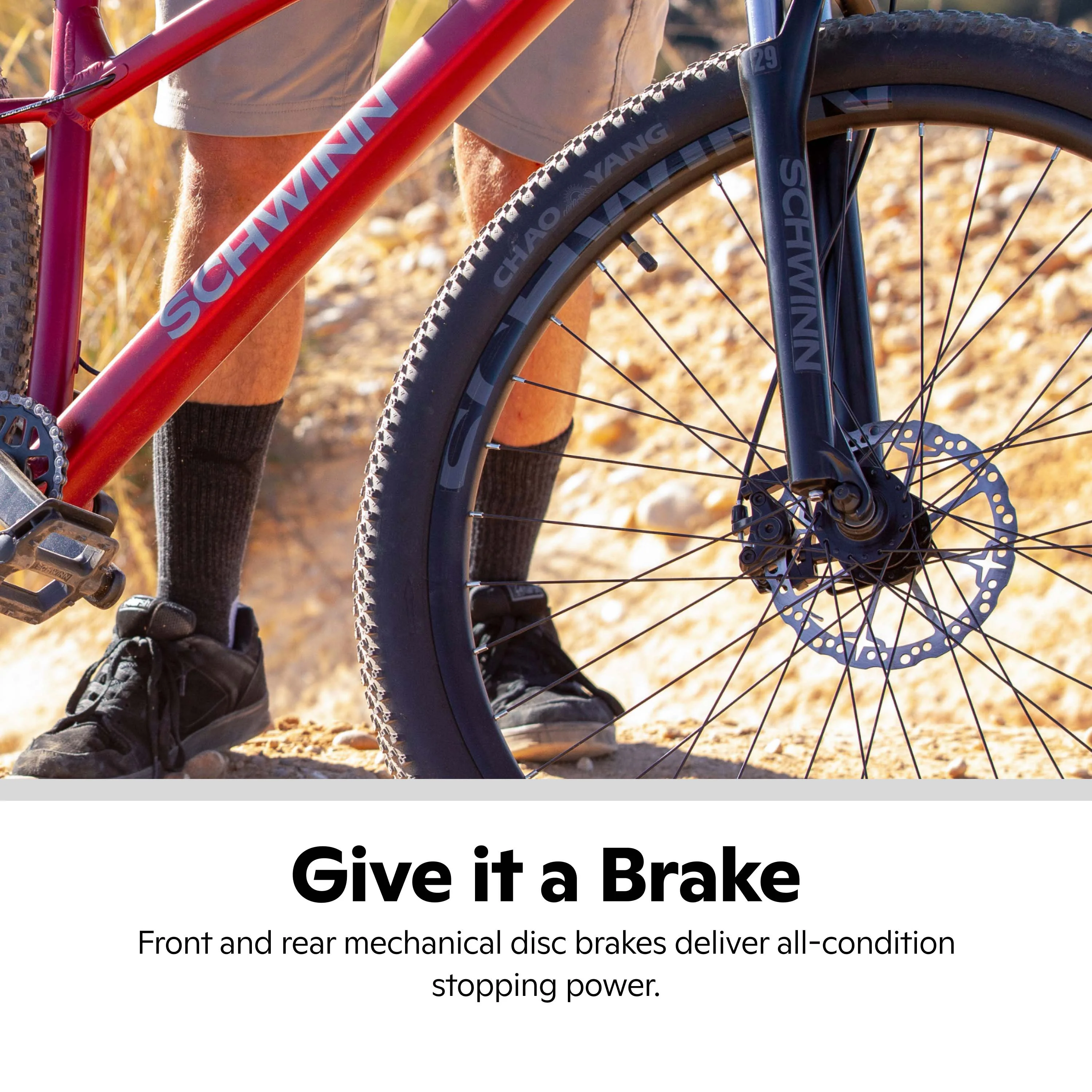 Schwinn Axum Comp X Adult Unisex 29-in. Mountain Bike Medium, Red - Womvr