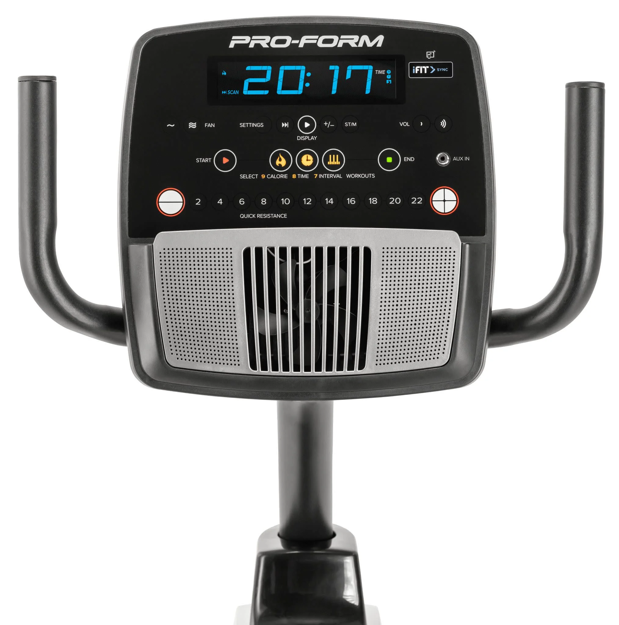 ProForm 325 CSX; Recumbent Exercise Bike with 5” Display, Built-In Tablet Holder, and Fan - Womvr