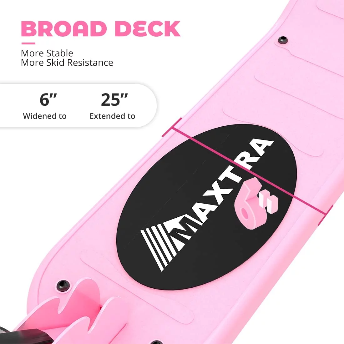 Maxtra Scooters E100 Electric Scooter for Kids Ages 6-12 - Up to 10 Mph, Foldable and Adjustable Handlebar - Womvr