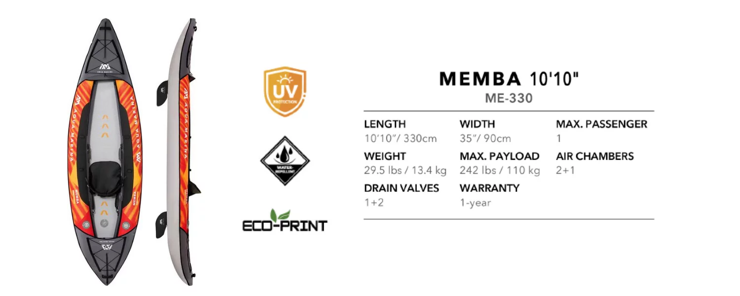 Aqua Marina TOURING KAYAK - MEMBA 10'10