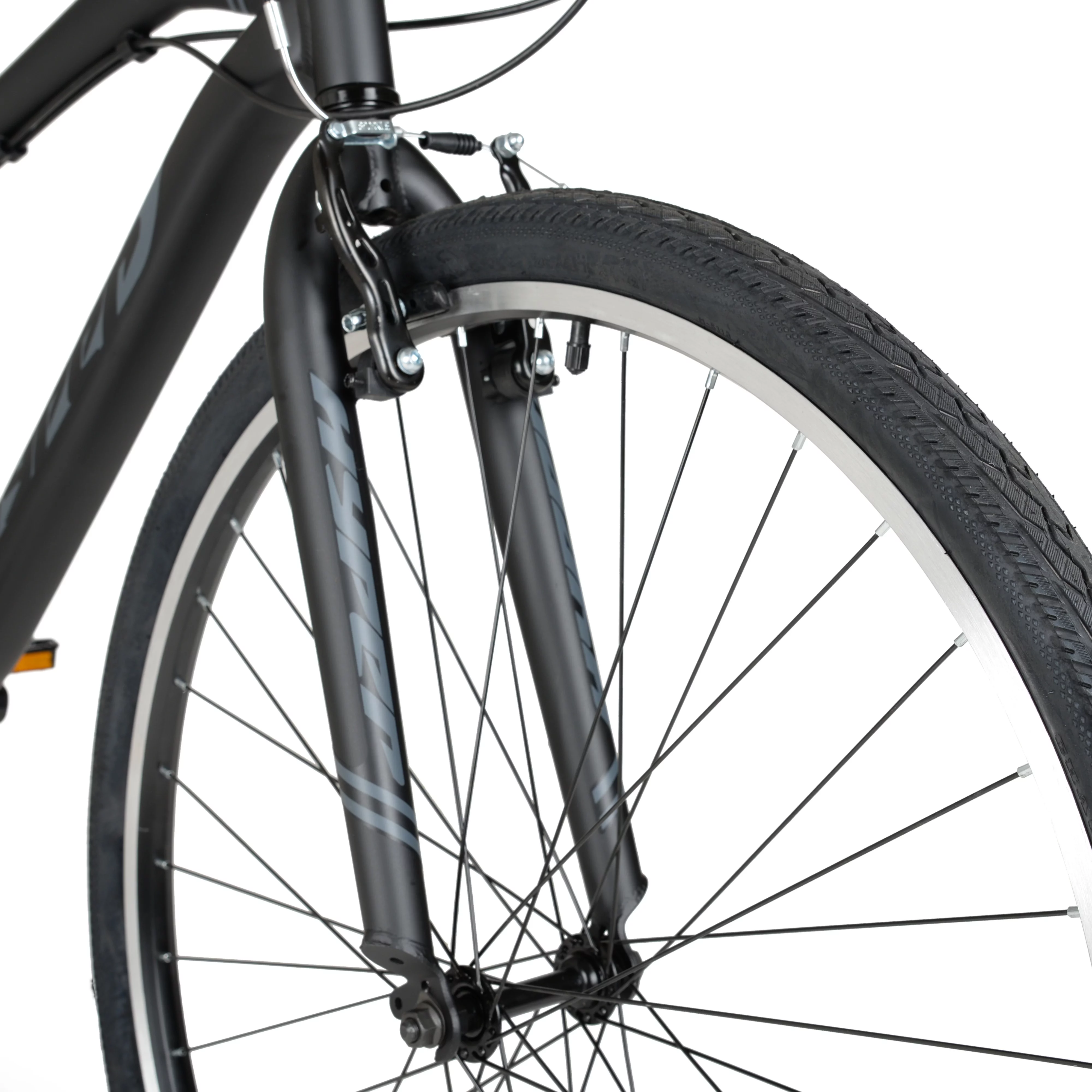 Hyper Bicycles 700c Urban Bike for Adults, Gray - Womvr
