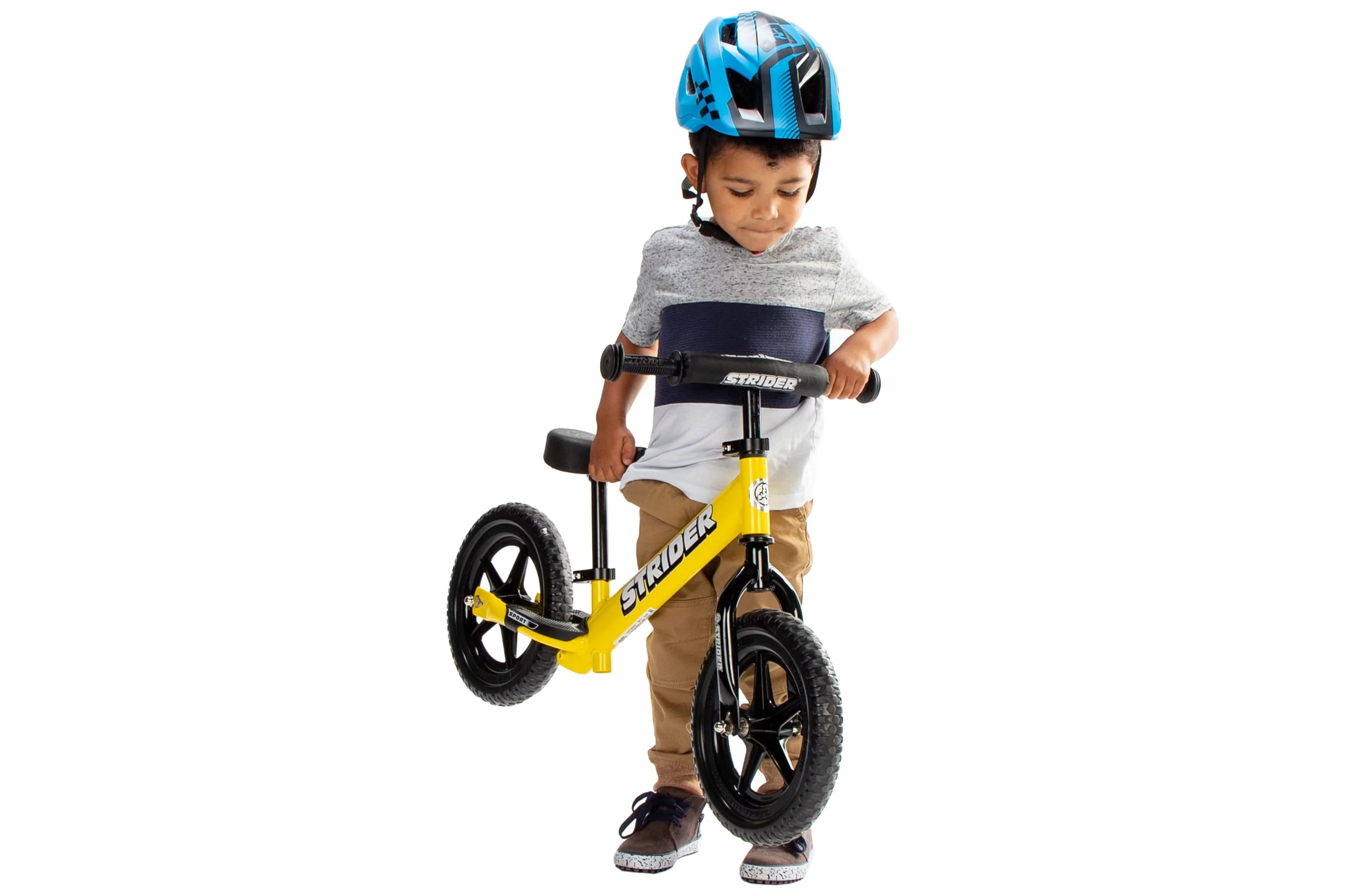Strider - 12 Sport Balance Bike, Ages 18 Months to 5 Years - Blue - Womvr