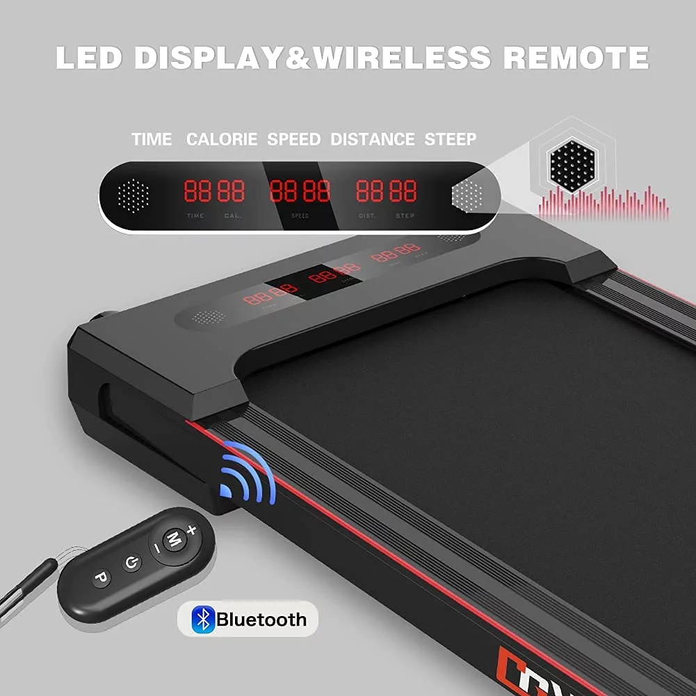 GOYOUTH Under Desk Treadmill Electric Walking Jogging Exercise Machine for Home/Office Use - Womvr