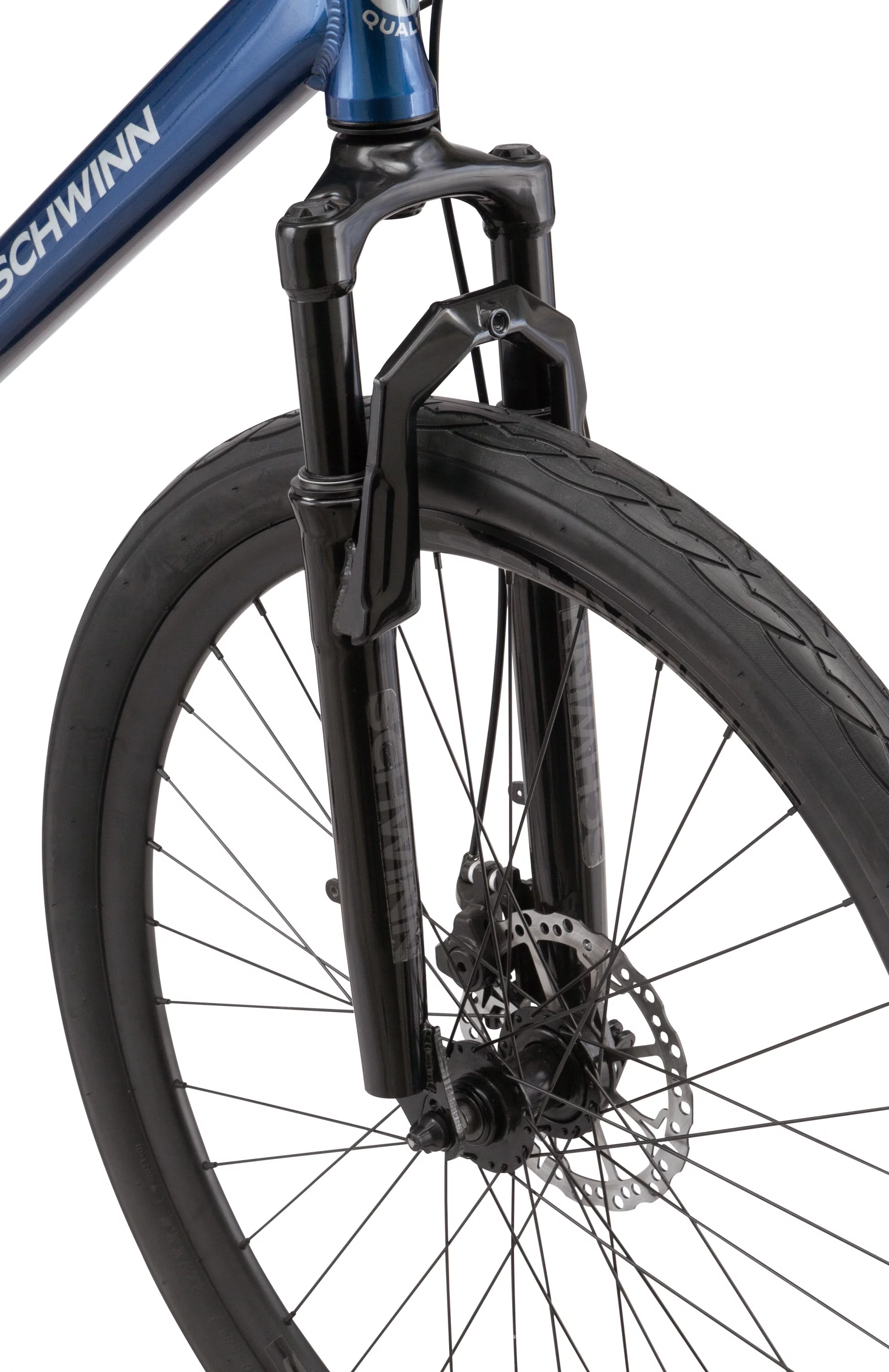 Schwinn Junction 27.5 inch Mens Hybrid Bike, 7 Speed Adult Bicycle, Navy - Womvr