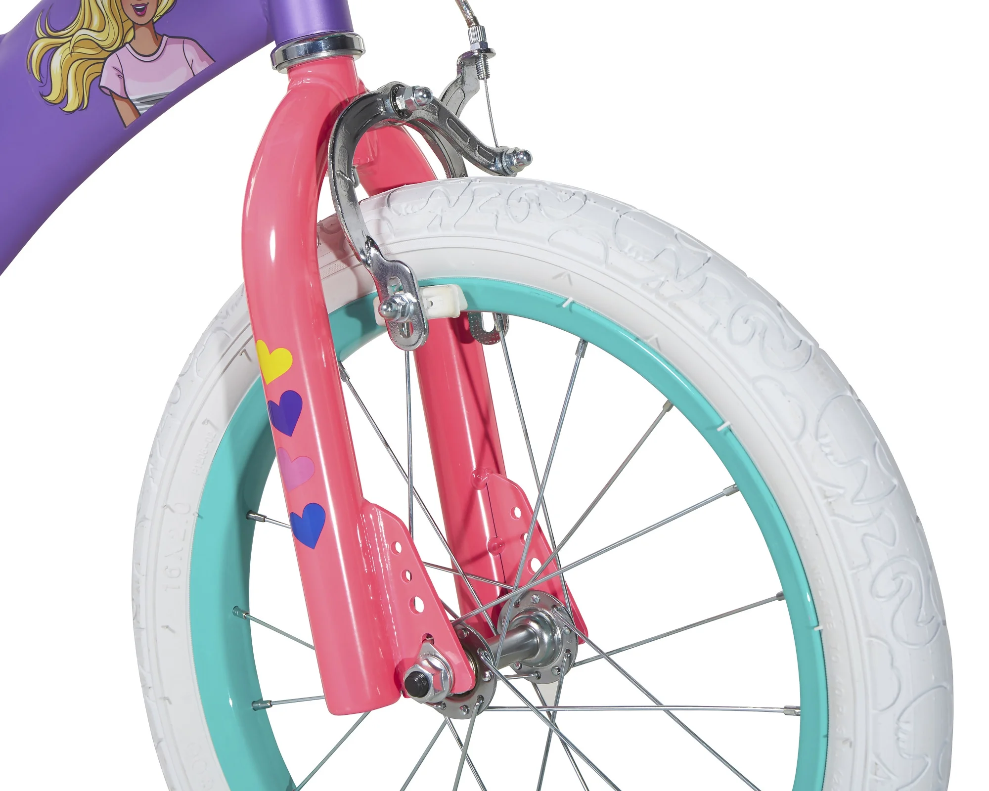 Dynacraft Barbie 16-Inch BMX Bike For Age 5-7 Years - Womvr