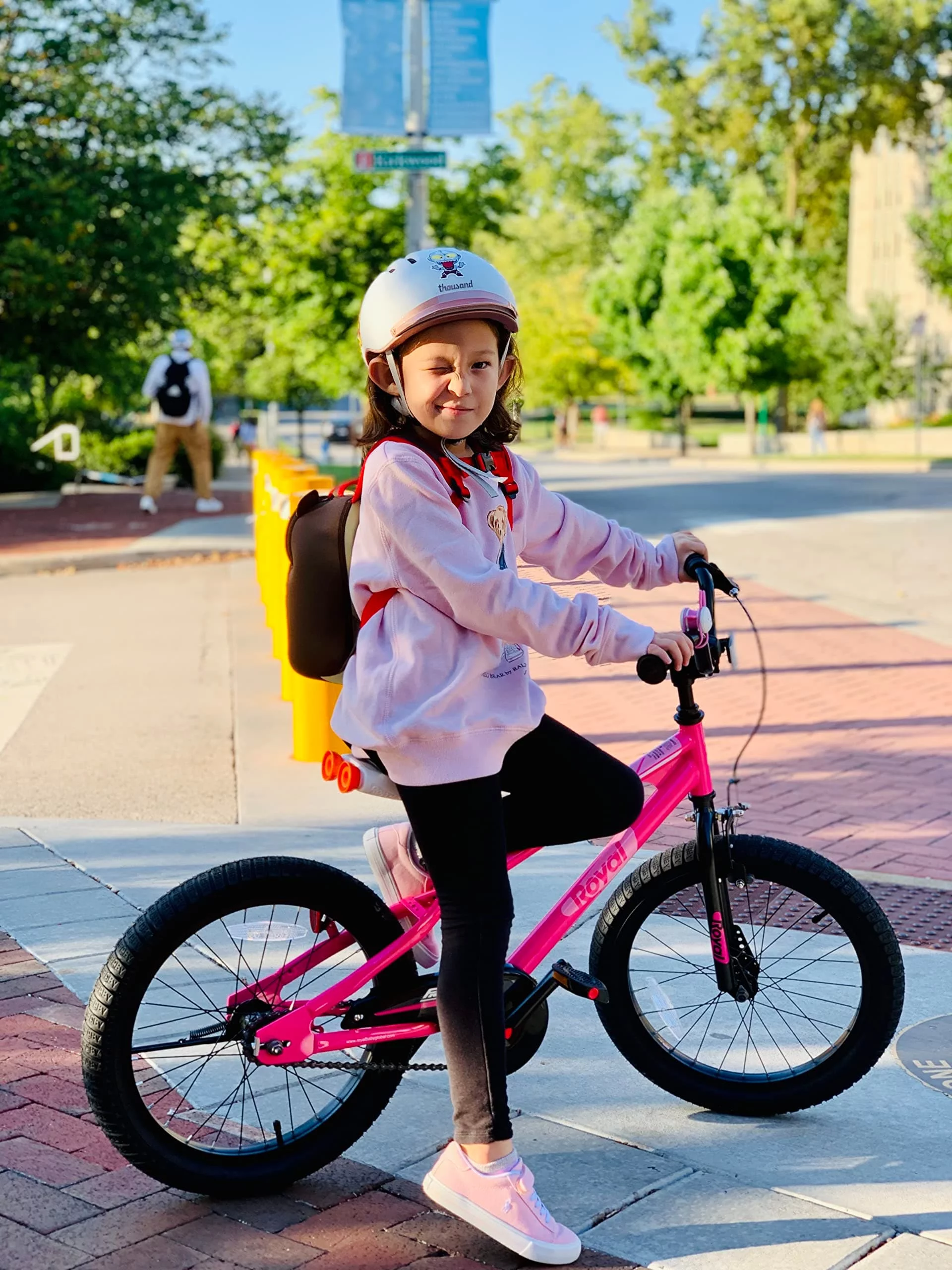 RoyalBaby EZ Kids Bike Easy Learn Balancing to Biking 14 Inch Balance & Pedal Bicycle Instant Assembly for Boys Girls Ages 3-5 Years Blue - Womvr