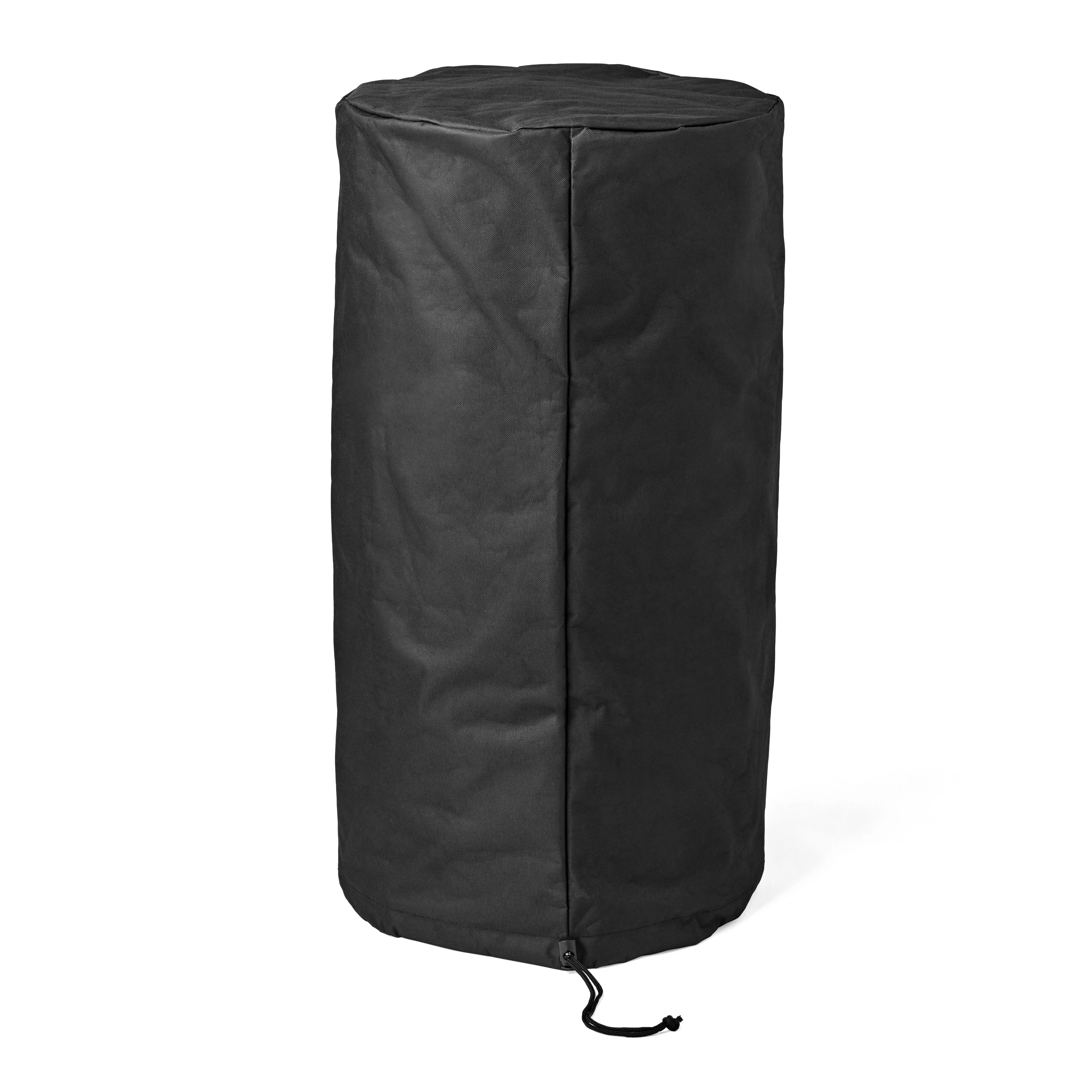Mainstays 28-inch Tall Column Propane Gas Outdoor Fire Pit, Matte Black Finish - Womvr