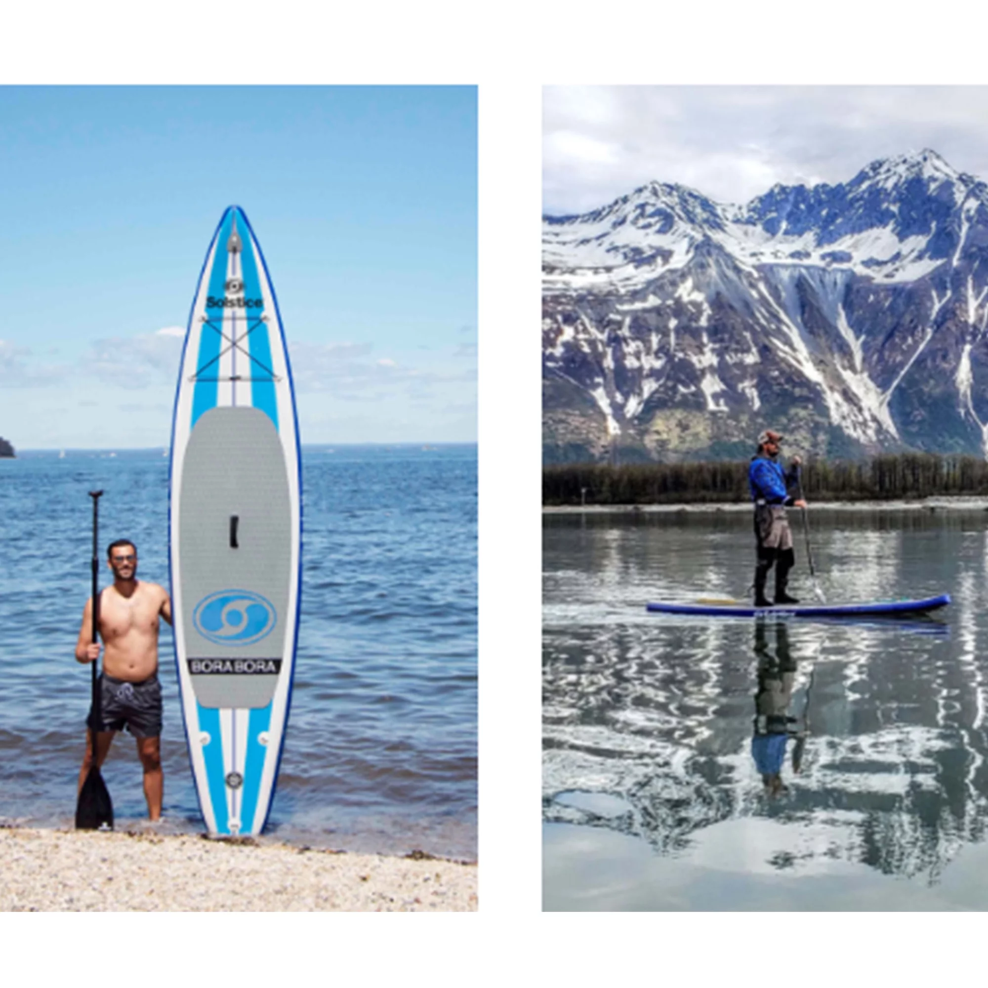 Solstice Watersports Islander Inflatable Stand-Up Paddle Board Kit (11'2 x 31'' x 6'') - Womvr