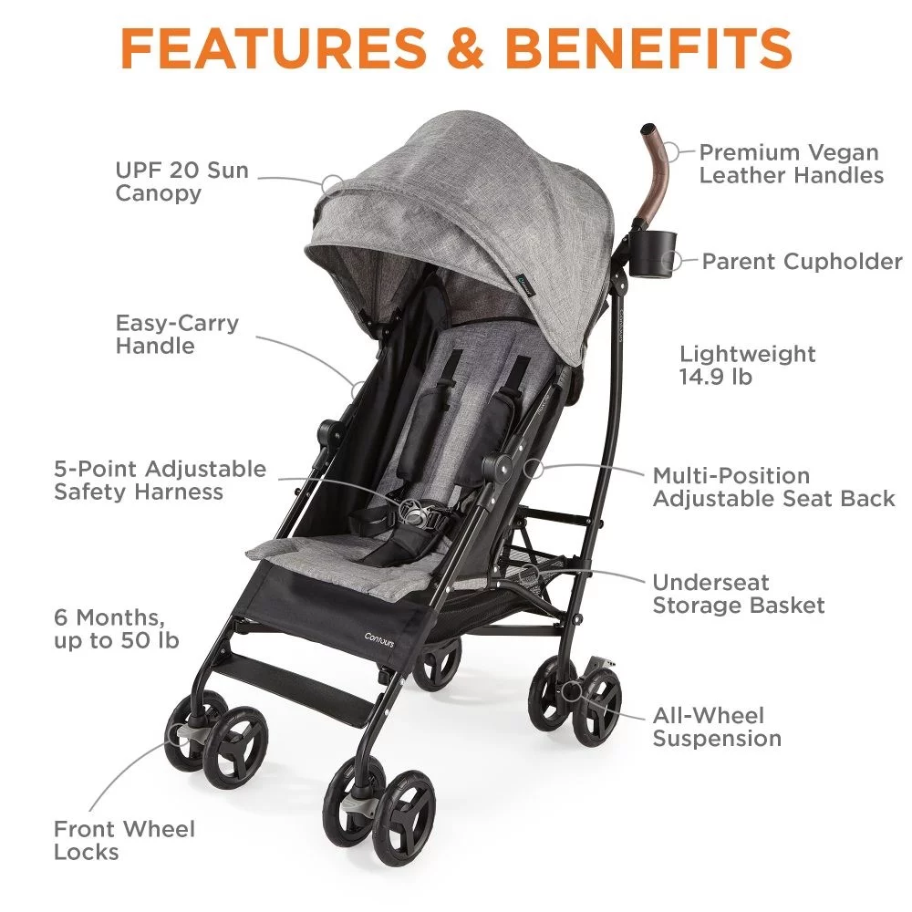 Contours Maxlite Lightweight Stroller - Womvr
