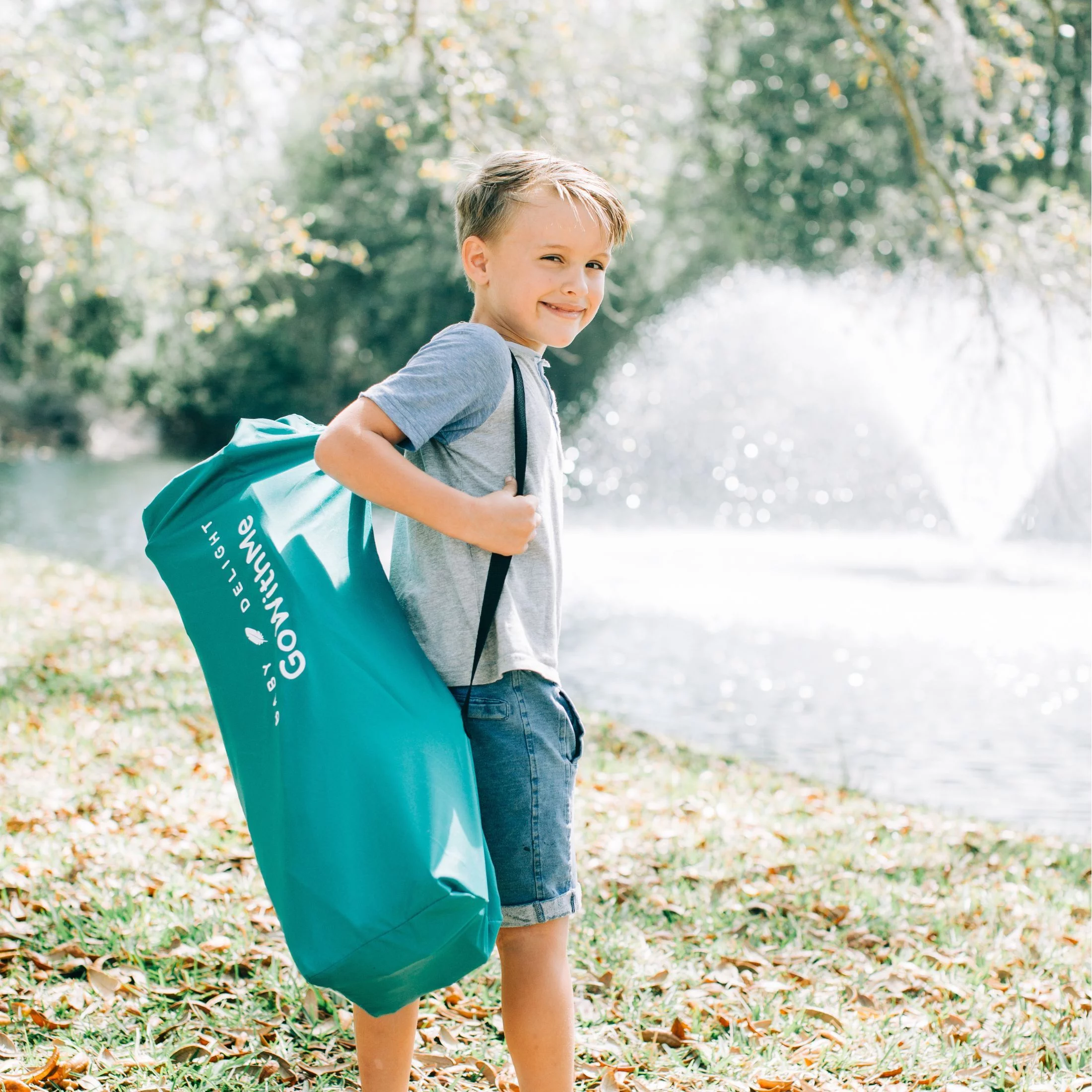 Baby Delight Go with Me Jubilee Deluxe Portable Infant Chair, Removable Canopy, Teal - Womvr