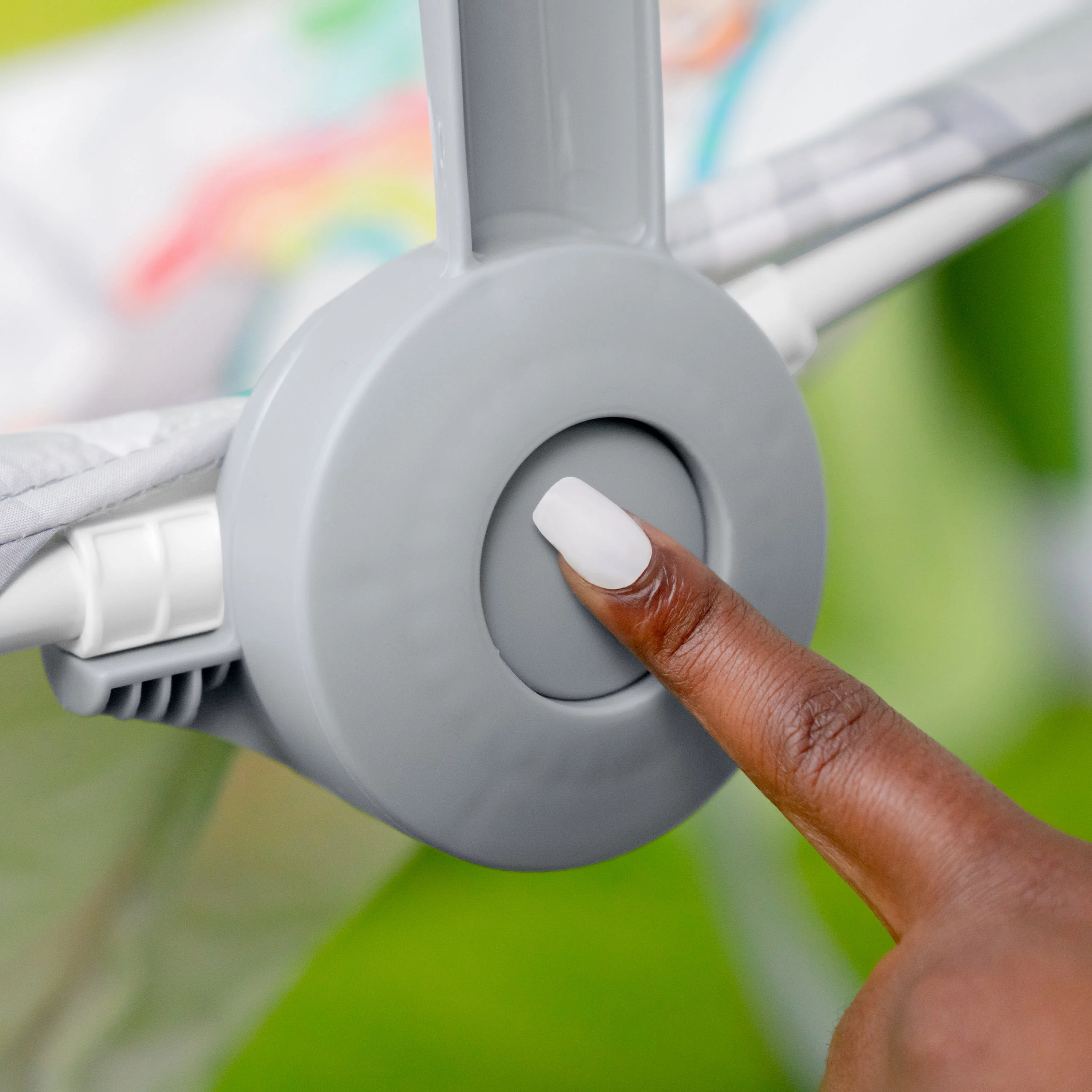 Bright Starts Playful Paradise Portable Compact Baby Swing with Toys, Unisex, Newborn + - Womvr