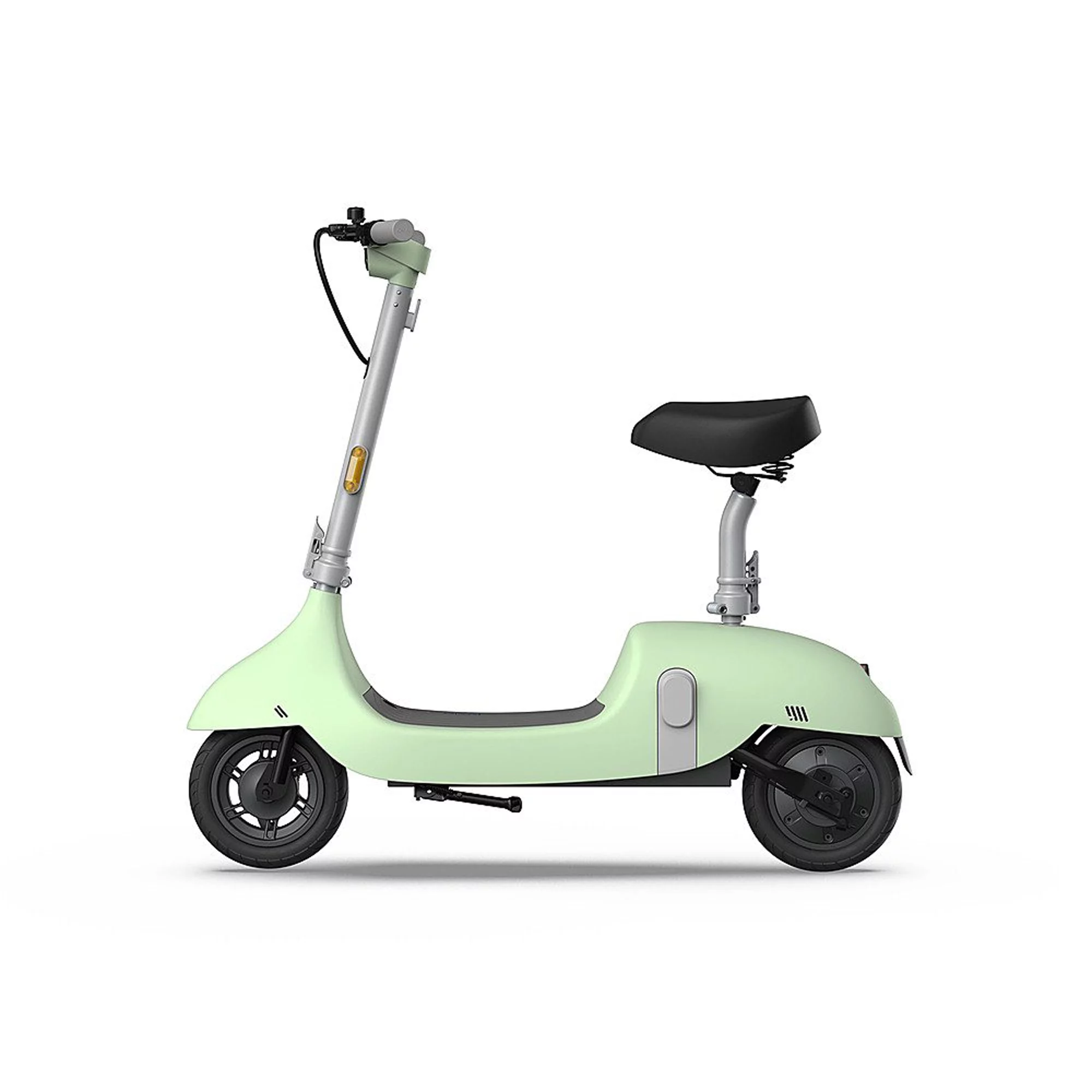 OKAI Ceetle Pro Electric Scooter with Foldable Seat w/35 Miles Operating Range & 15.5mph Max Speed - White - Womvr