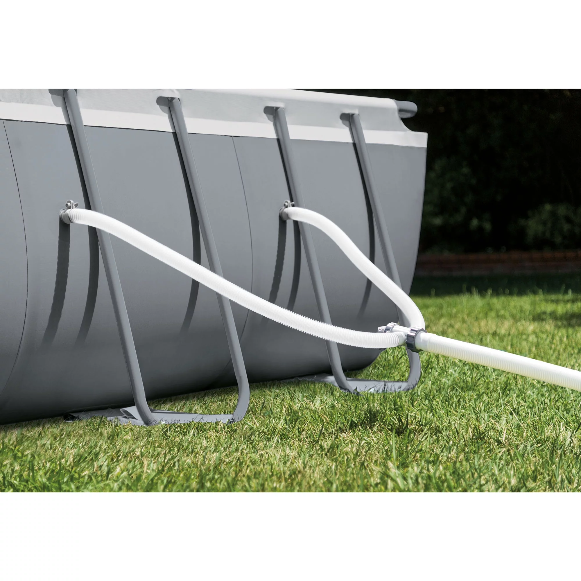 Intex Ultra Frame 12' x 24' Rectangle Metal Frame Above Ground Pool Package 26363EH - Womvr