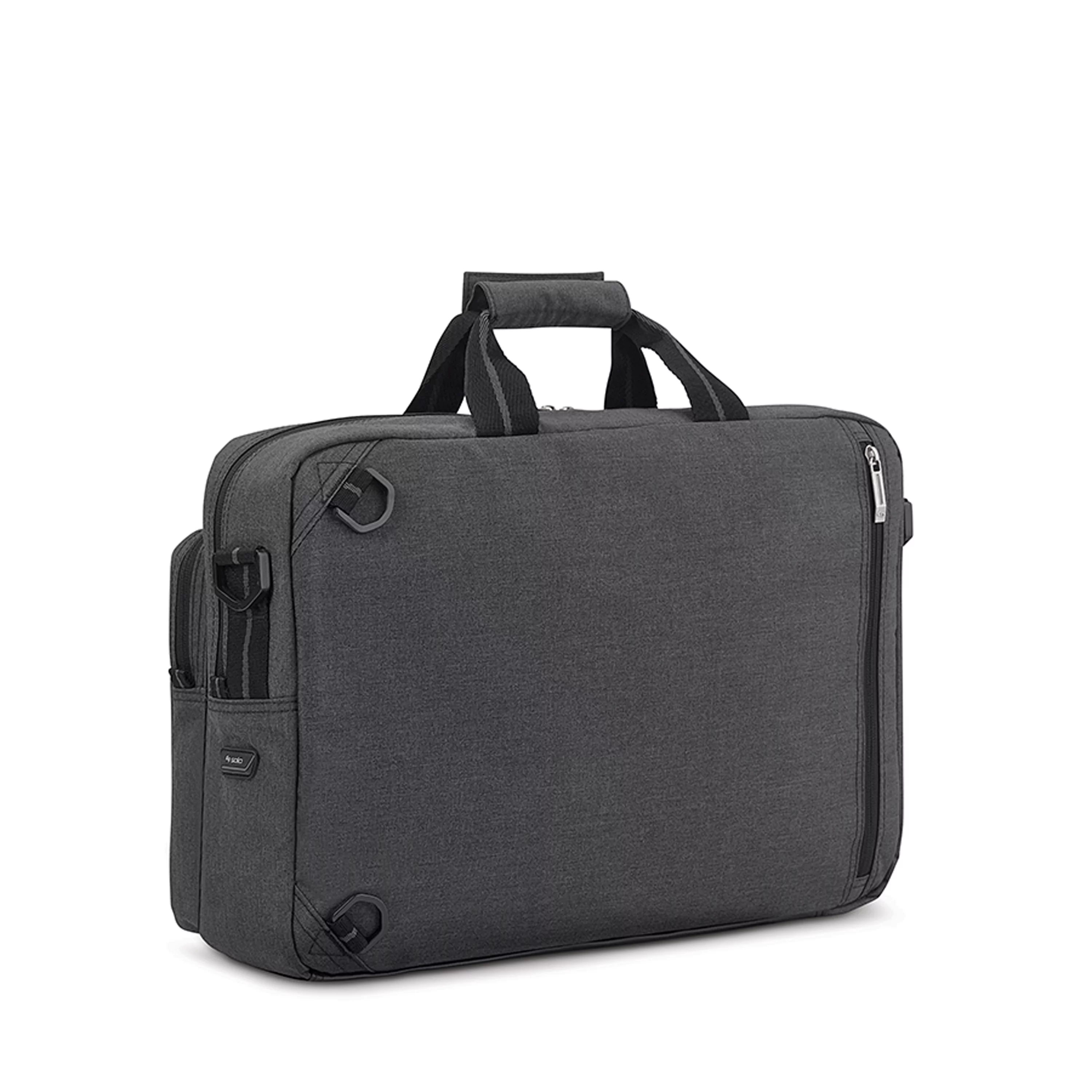 Solo New York Duane Hybrid Briefcase Backpack, Gray, Laptop Tote - Womvr