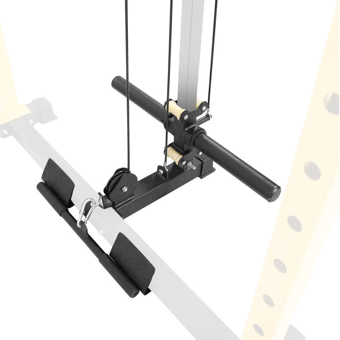 BalanceFrom PC-1 Series 1000lb Capacity Multi-Function Adjustable Power Cage Power Rack with Optional Lat Pull-down and Cable Crossover, Power Cage Only - Womvr