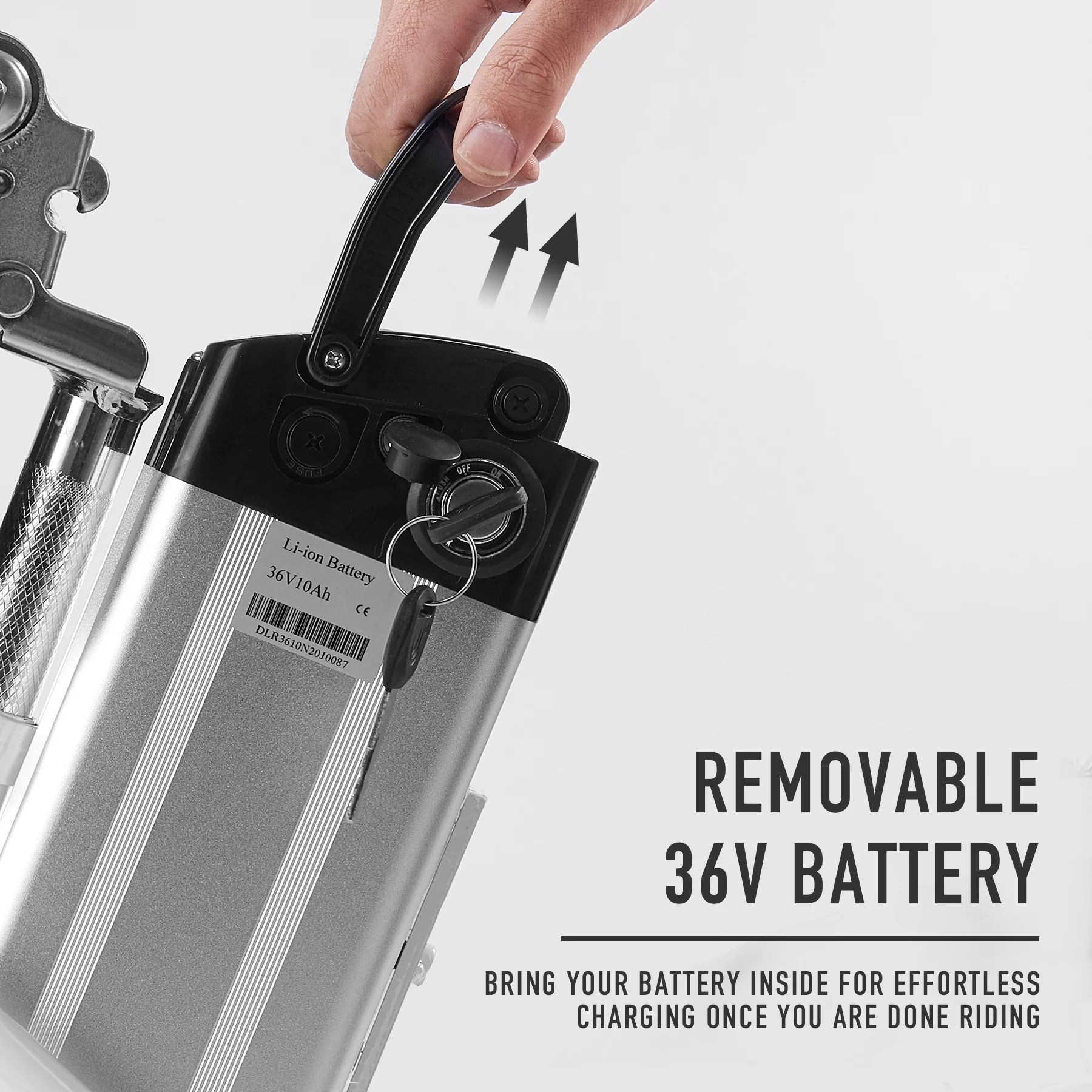 VIRIBUS 24 Inch Electric Trike Bike for Adults 36V 3 Wheel Electric Bicycle for Women Men, Black - Womvr