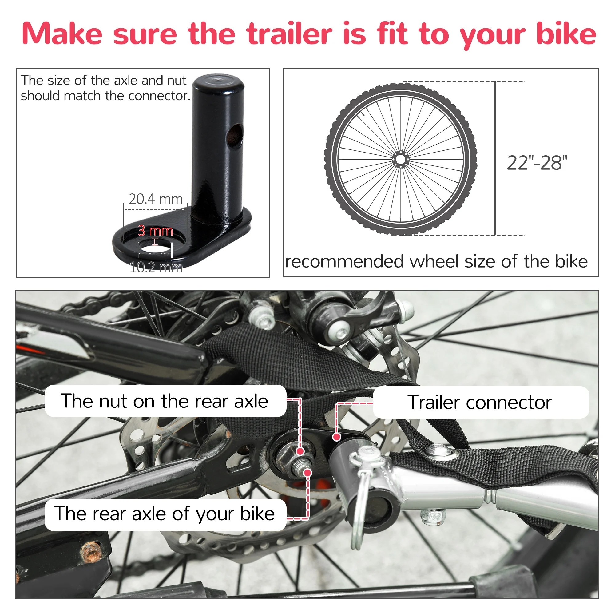 Aosom Elite-Jr 2-In-1 Dog Pet Bicycle Trailer, Jogging Stroller with 360-Degree Swivel Wheels & Large Easy Entry, Blue - Womvr